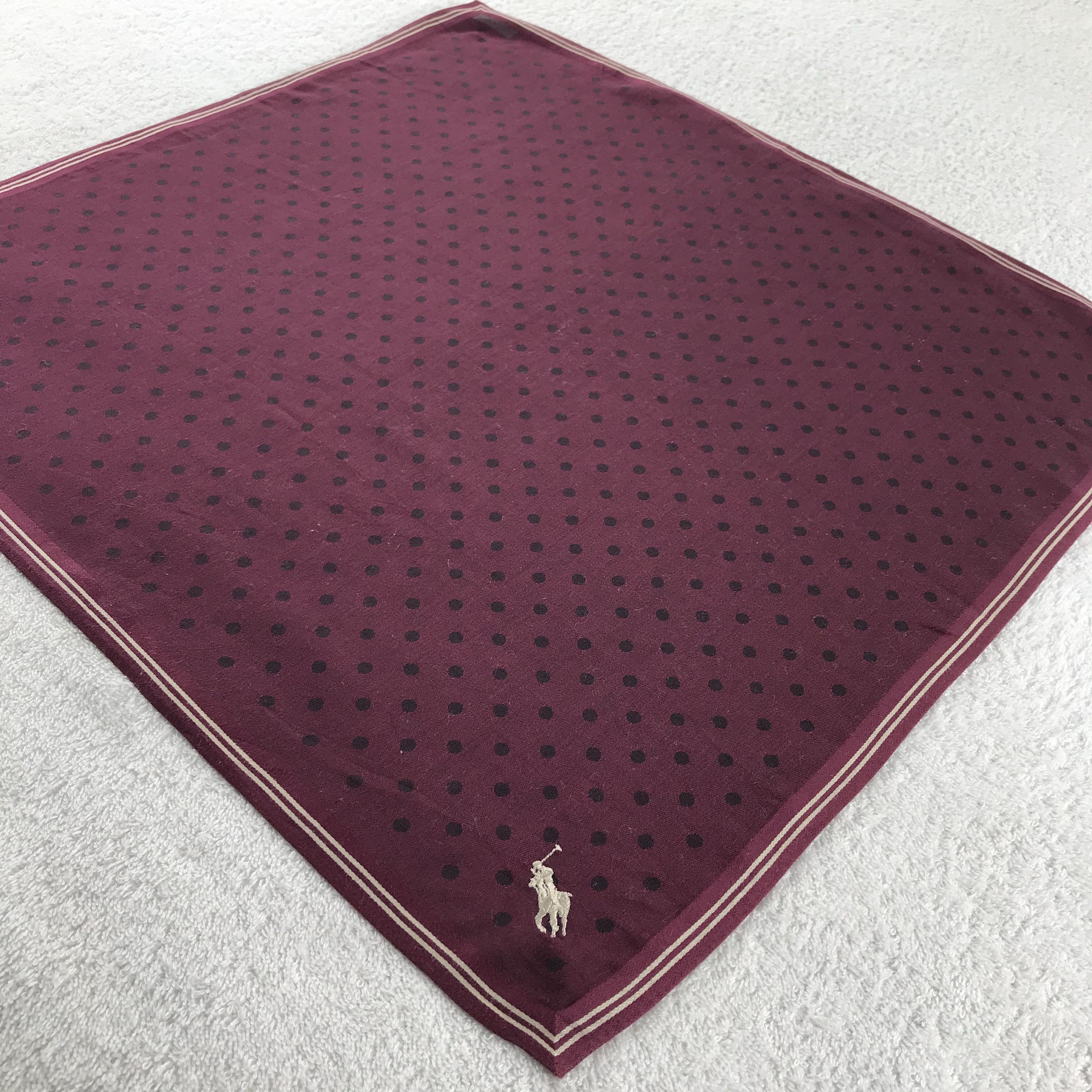 Polo Ralph Lauren × Vintage Polo Ralph Lauren Neckerchief / Bandana / Handkerchief Size ONE SIZE - 4 Thumbnail