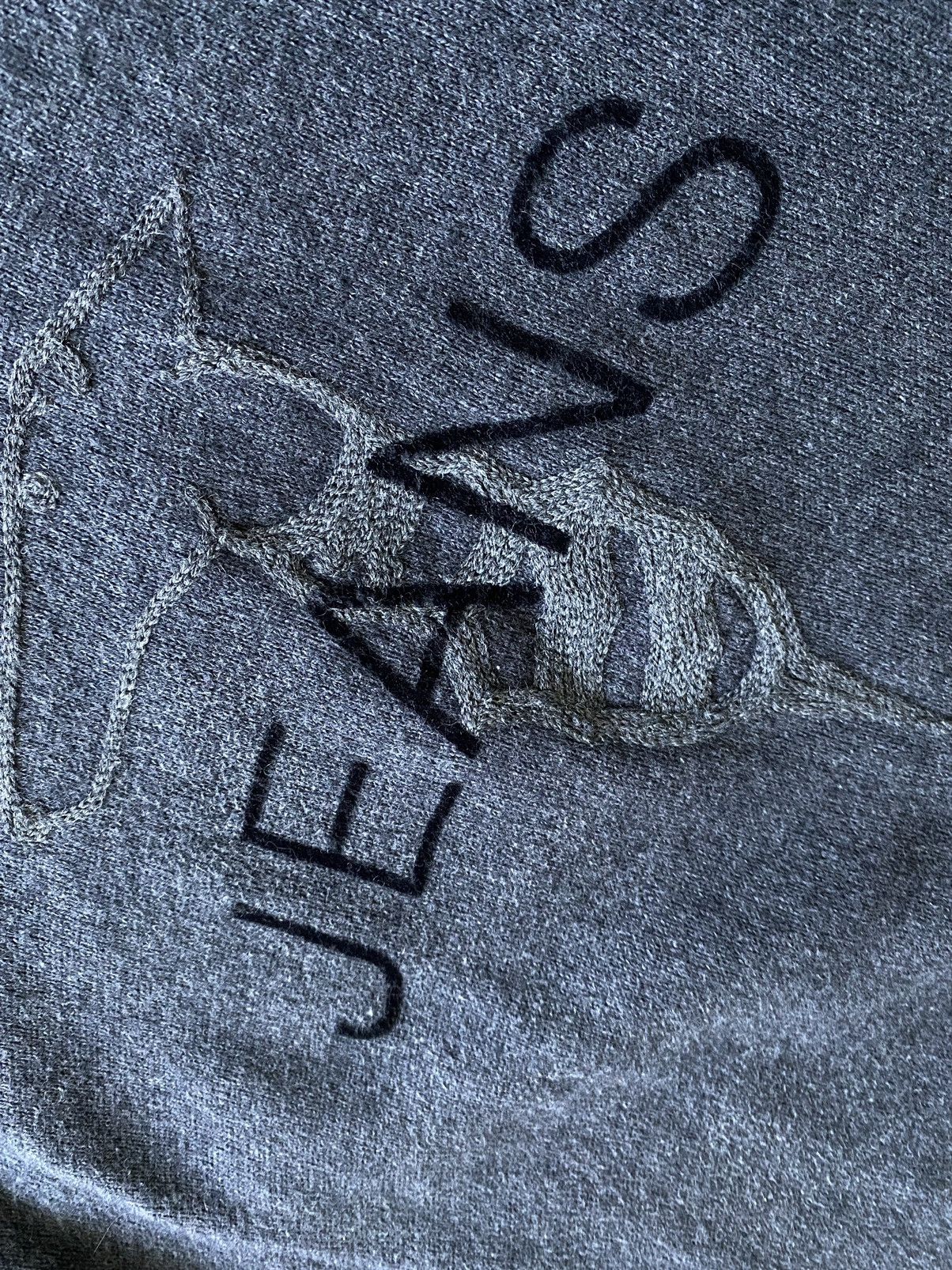 Trussardi Trussardi Jeans wool logo knit sweater Size US XL / EU 56 / 4 - 5 Thumbnail