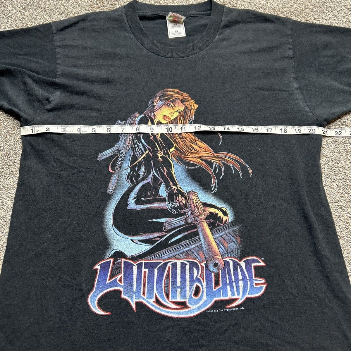 Anime × Vintage Vintage 1999 witchblade graphic comic tee shirt Size US L / EU 52-54 / 3 - 4 Thumbnail