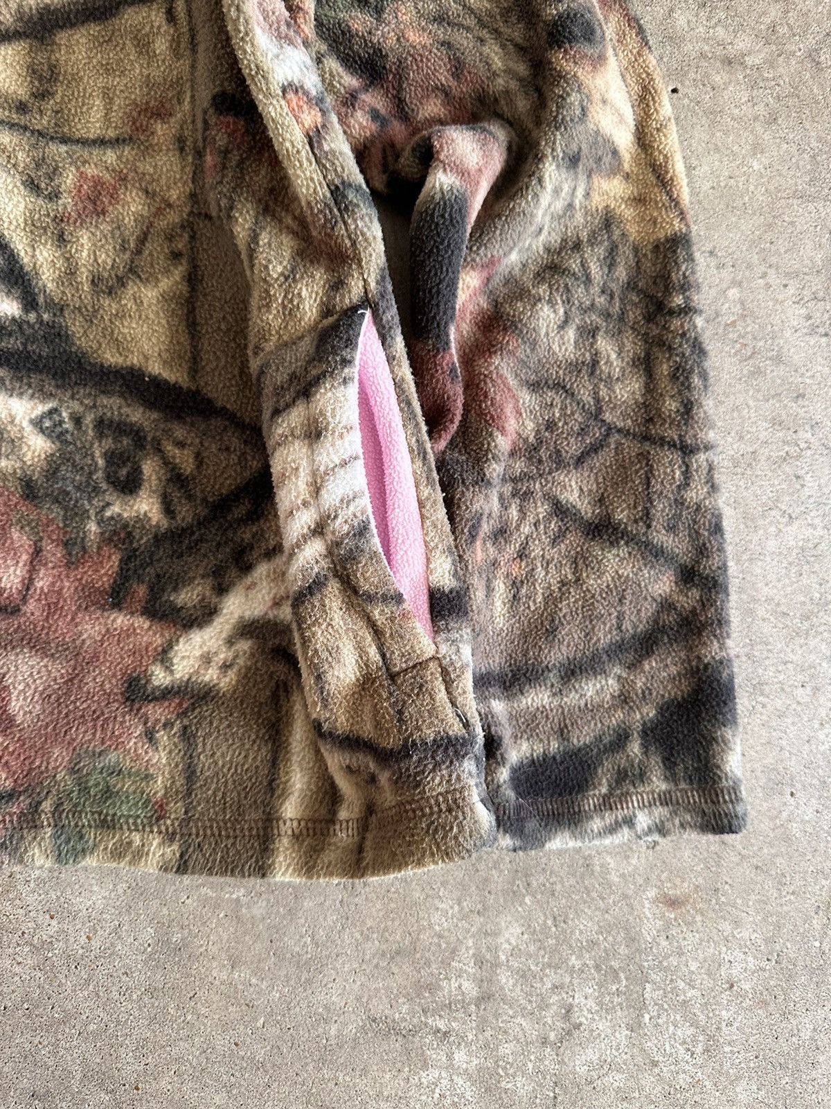 Mossy Oaks × Vintage Y2K Mossy Oak Pink Camo Zip-Up Fleece Size M / US 6-8 / IT 42-44 - 4 Thumbnail