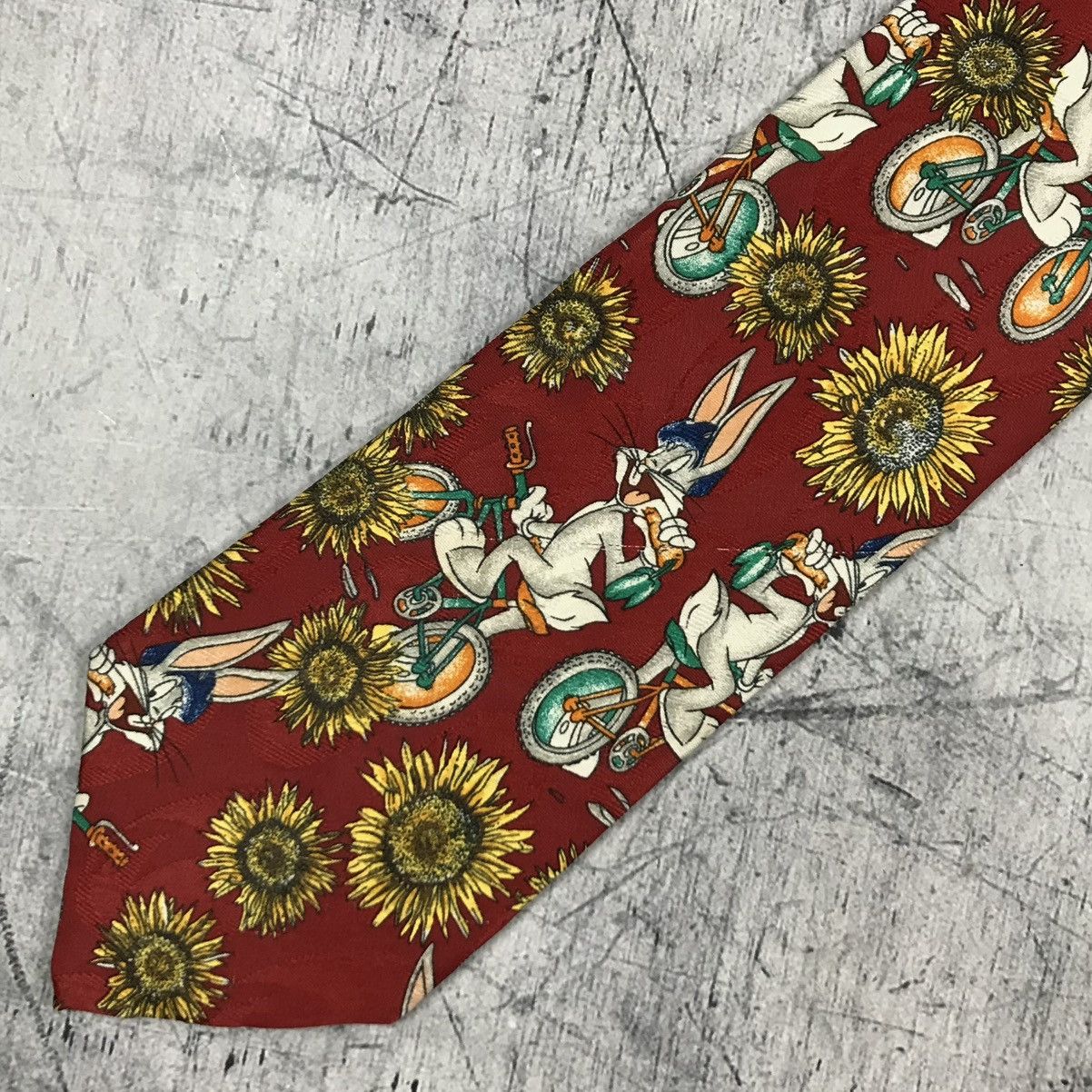 Warner Bros Vintage 1995 Bugs Bunny Looney Tunes Tie Size ONE SIZE - 4 Thumbnail