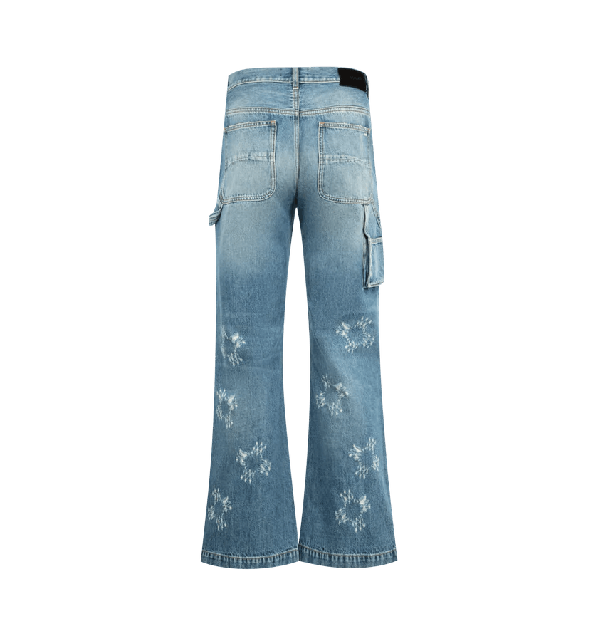Amiri o1h1sh10526 Ma Quad Carpenter Jean Size US 32 / EU 48 - 2 Thumbnail