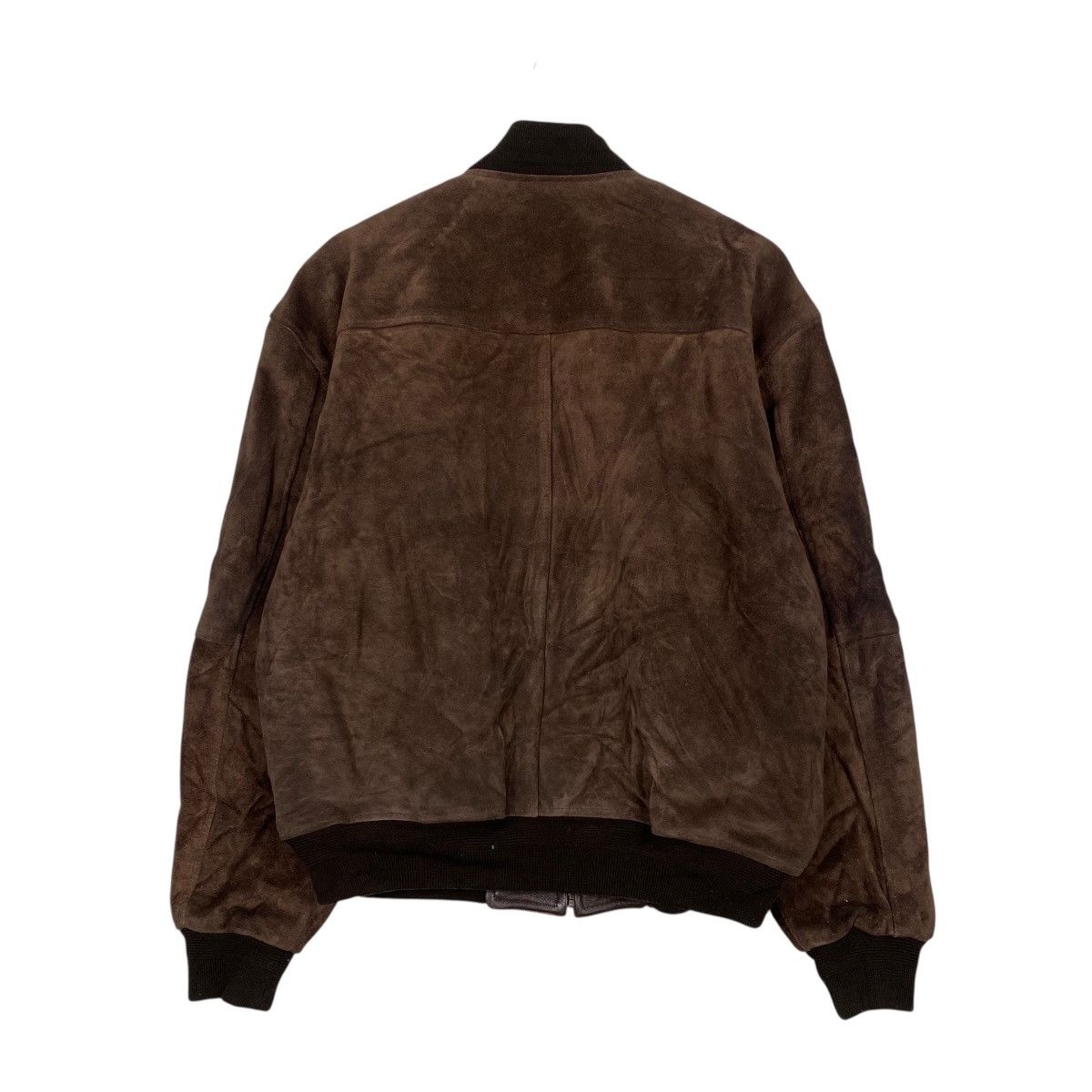 Leather Spy project suede leather bomber jacket Size US M / EU 48-50 / 2 - 7 Thumbnail