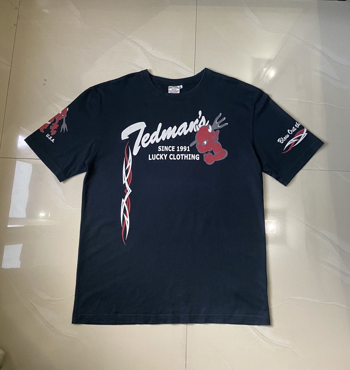 Japanese Brand × Tedman Vintage Tedman Tdss-422 tshirt Size US XL / EU 56 / 4 - 1 Thumbnail