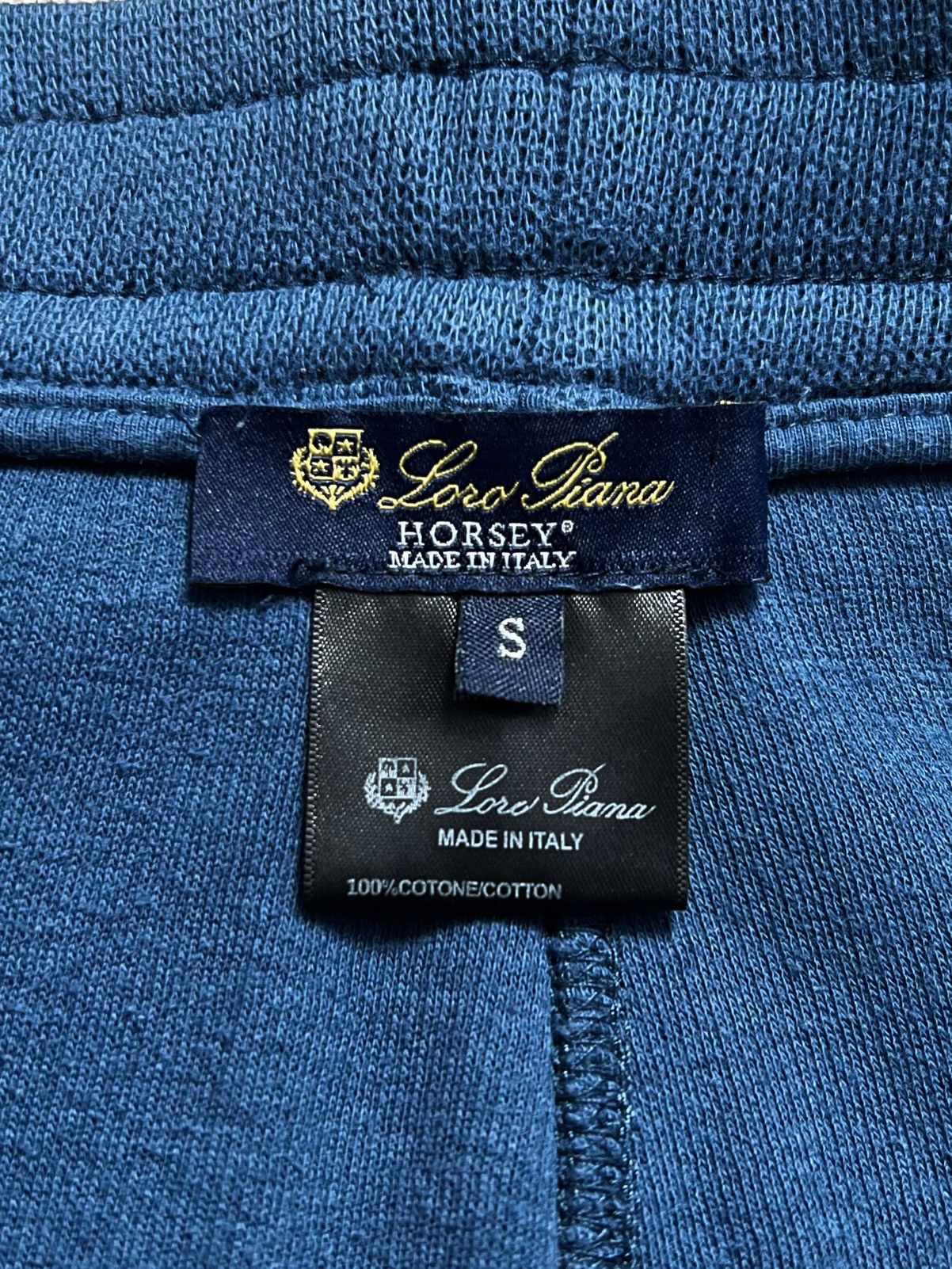 Loro Piana LORO PIANA Sweatsuit Track Cotton Hoodie/Pants Set LP Logo Size US S / EU 44-46 / 1 - 14 Thumbnail