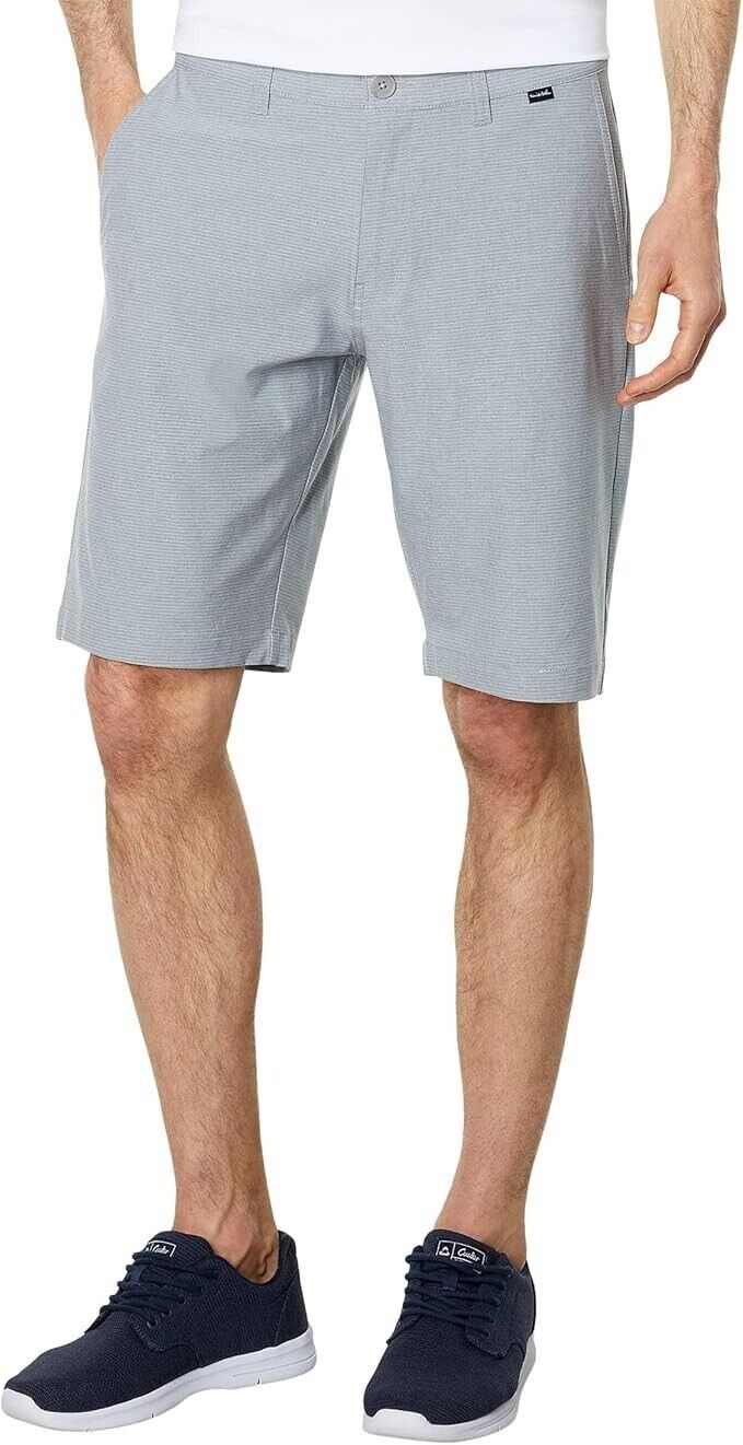 TravisMathew Travis Mathew Sand Harbor Golf Shorts Heather Sleet ( 32 ) Size US 32 / EU 48 - 1 Thumbnail