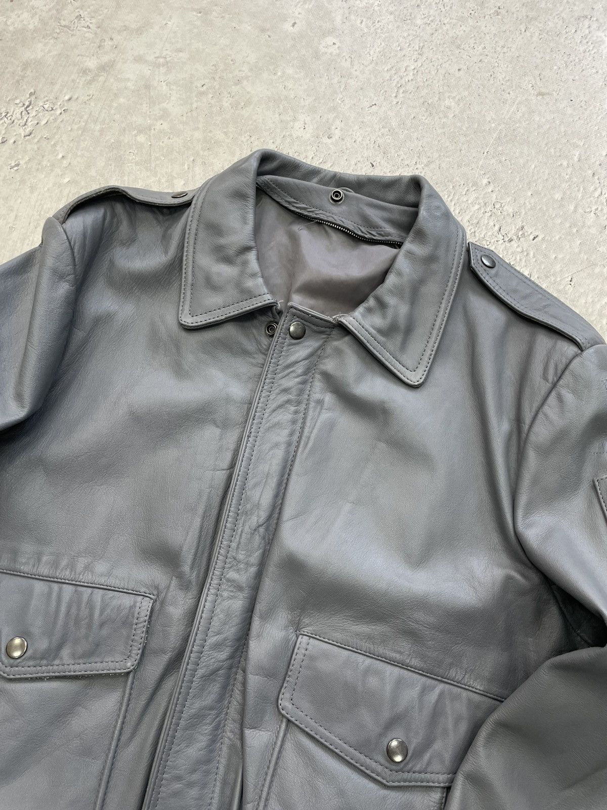 Schott Leather aviation leather jacket schott style retro style y2k Size US M / EU 48-50 / 2 - 3 Thumbnail