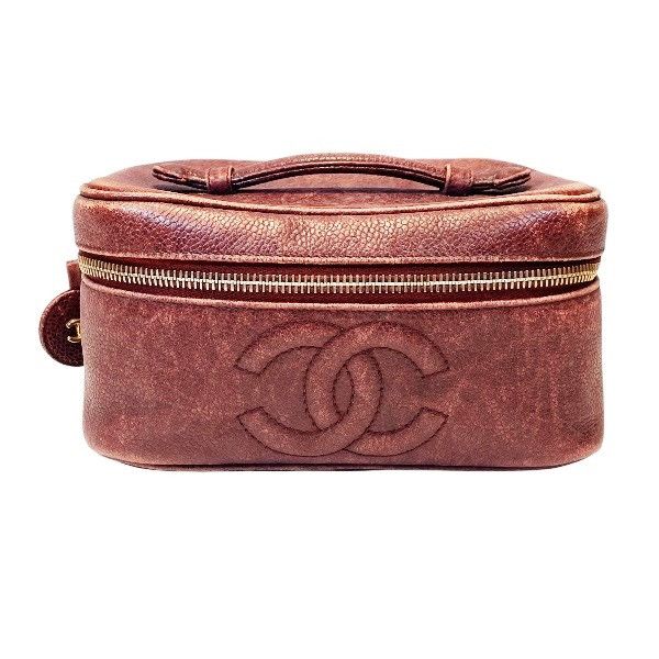 Chanel Chanel Chanel Caviar Skin Vanity Bag Leather Vanity Bag DUTY FREE for USA Size ONE SIZE - 1 Thumbnail