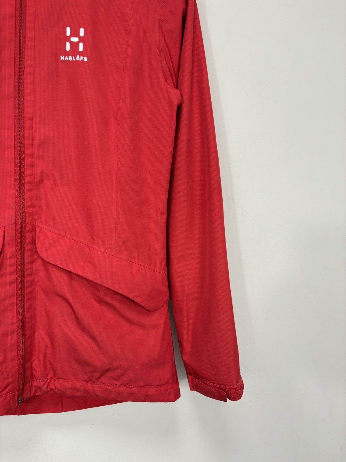 Haglofs Haglofs Women’s Red Outdoor Full Zip Windbreaker Husk Jacket Size XS / US 0-2 / IT 36-38 - 5 Thumbnail