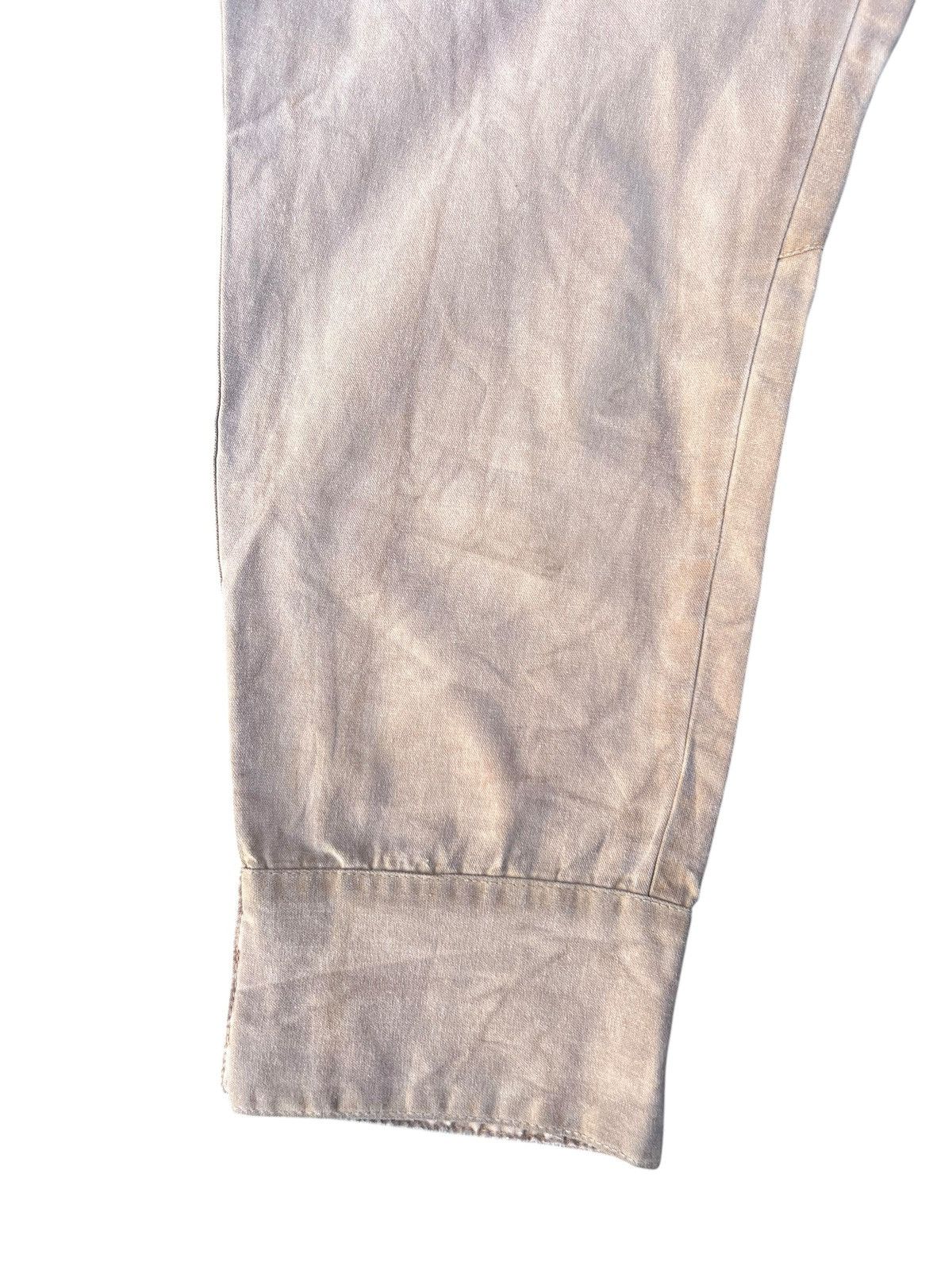 Vintage Vintage +8 Paris Rock Faded Waxed Fencing Trouser Pant Size US 30 / EU 46 - 6 Thumbnail