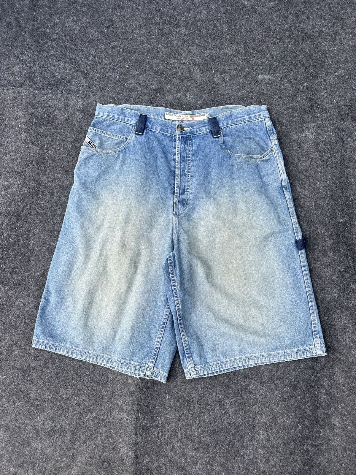 Dogtown × JNCO × Mecca Mecca Usa Baggy Short Denim Pant Size 36 D82 Size US 36 / EU 52 - 1 Thumbnail