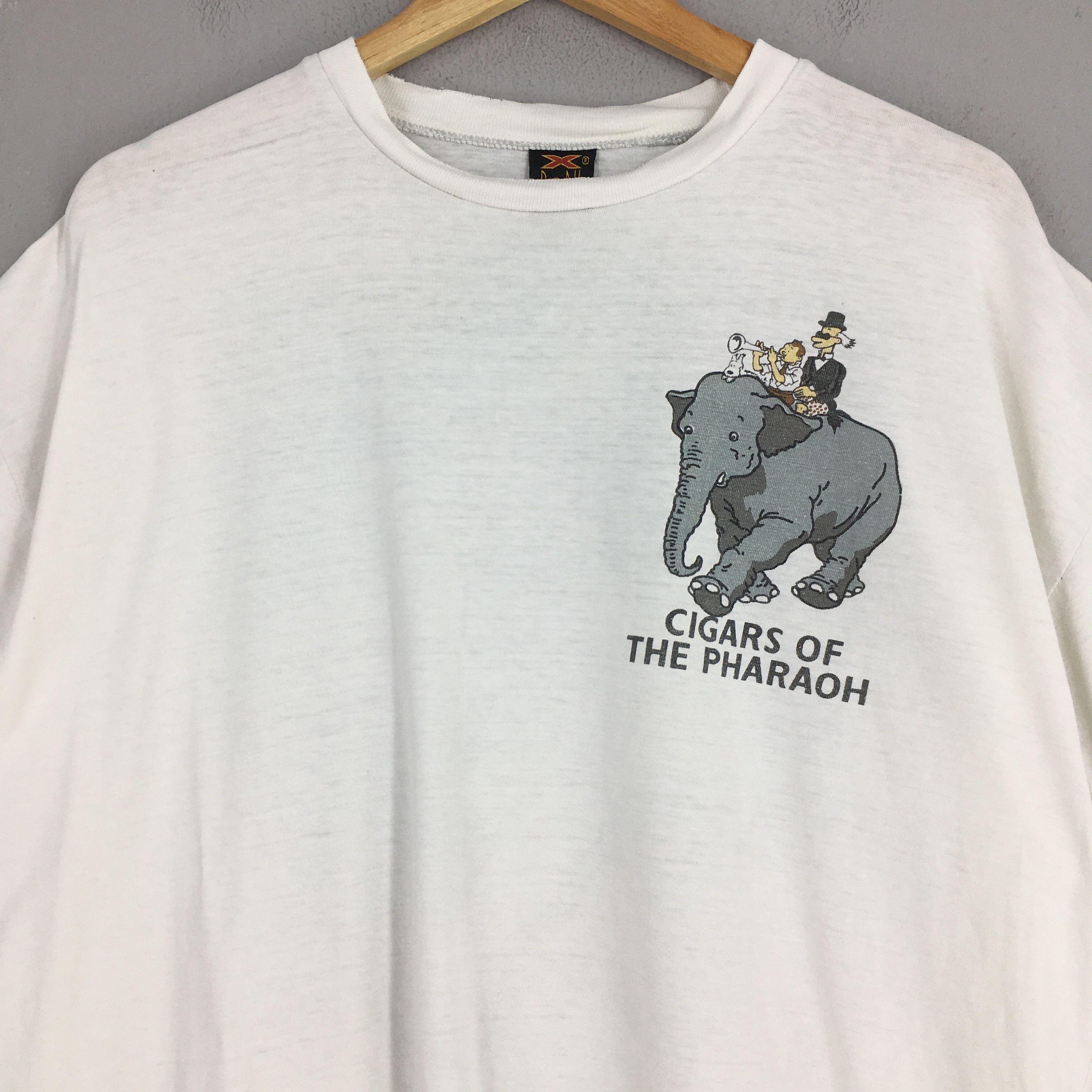 Vintage Vintage 90's The Adventures of Tintin Cartoon T shirt XLarge Size US XL / EU 56 / 4 - 2 Thumbnail