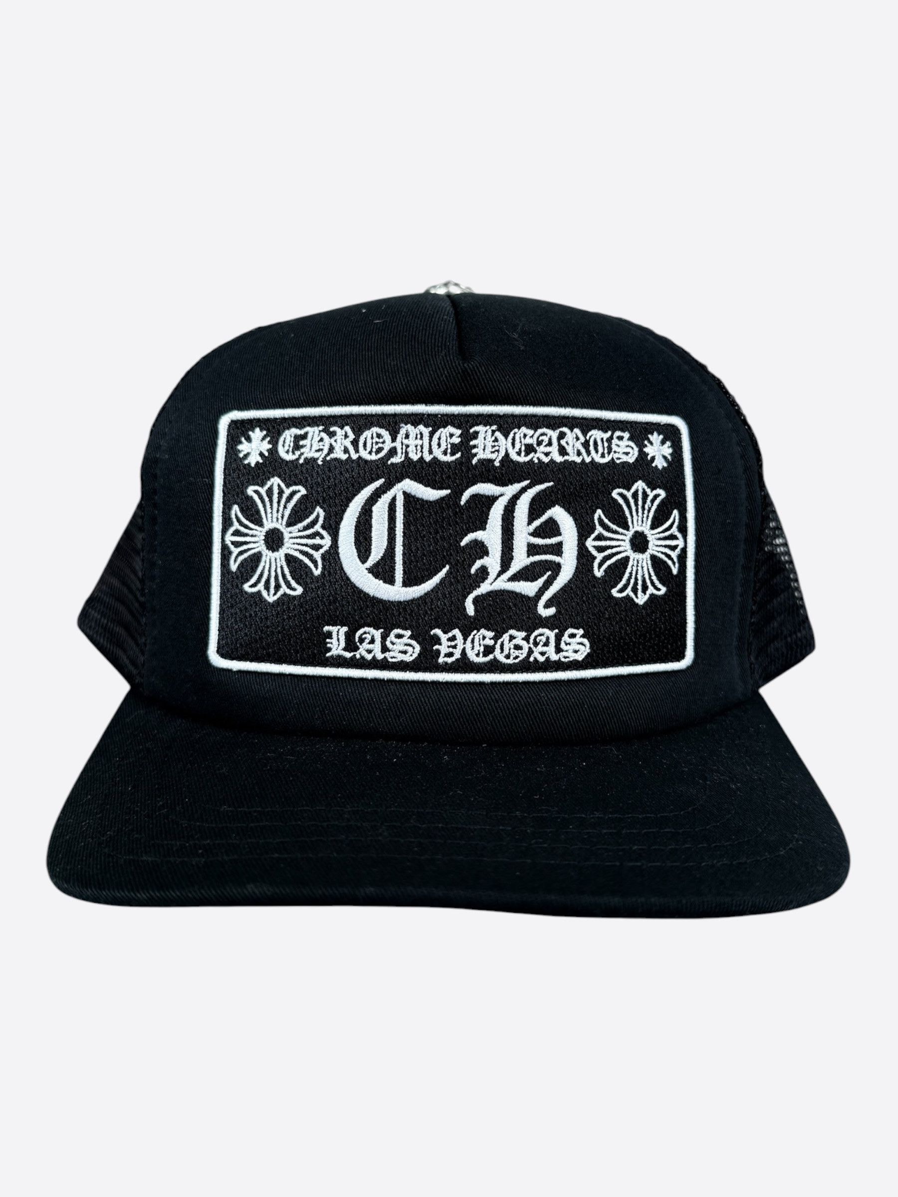 Chrome Hearts Chrome Hearts Black & White Las Vegas Trucker Hat Size ONE SIZE - 1 Thumbnail