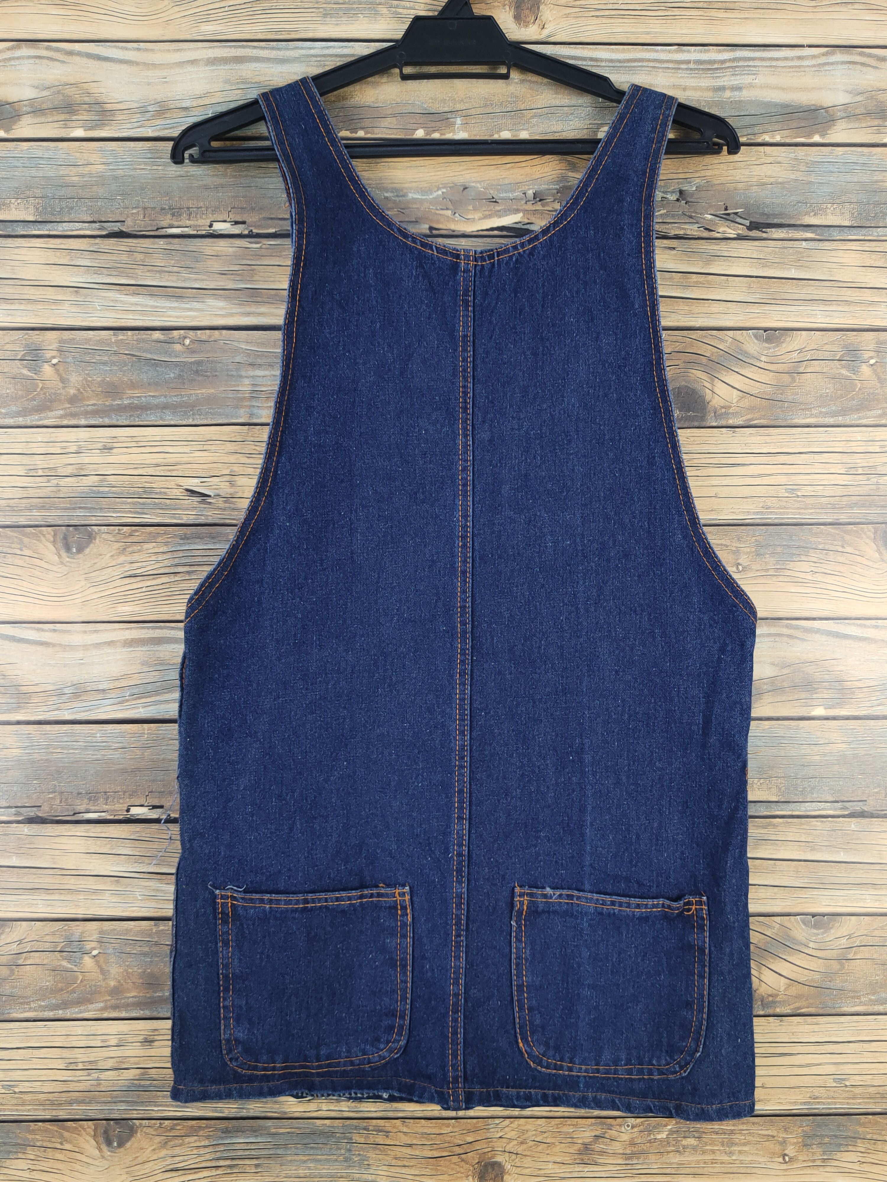 Other Japanese Brand Dark Blue Denim Skirt Jumpsuits Size 34" / US 12 / IT 48 - 8 Thumbnail