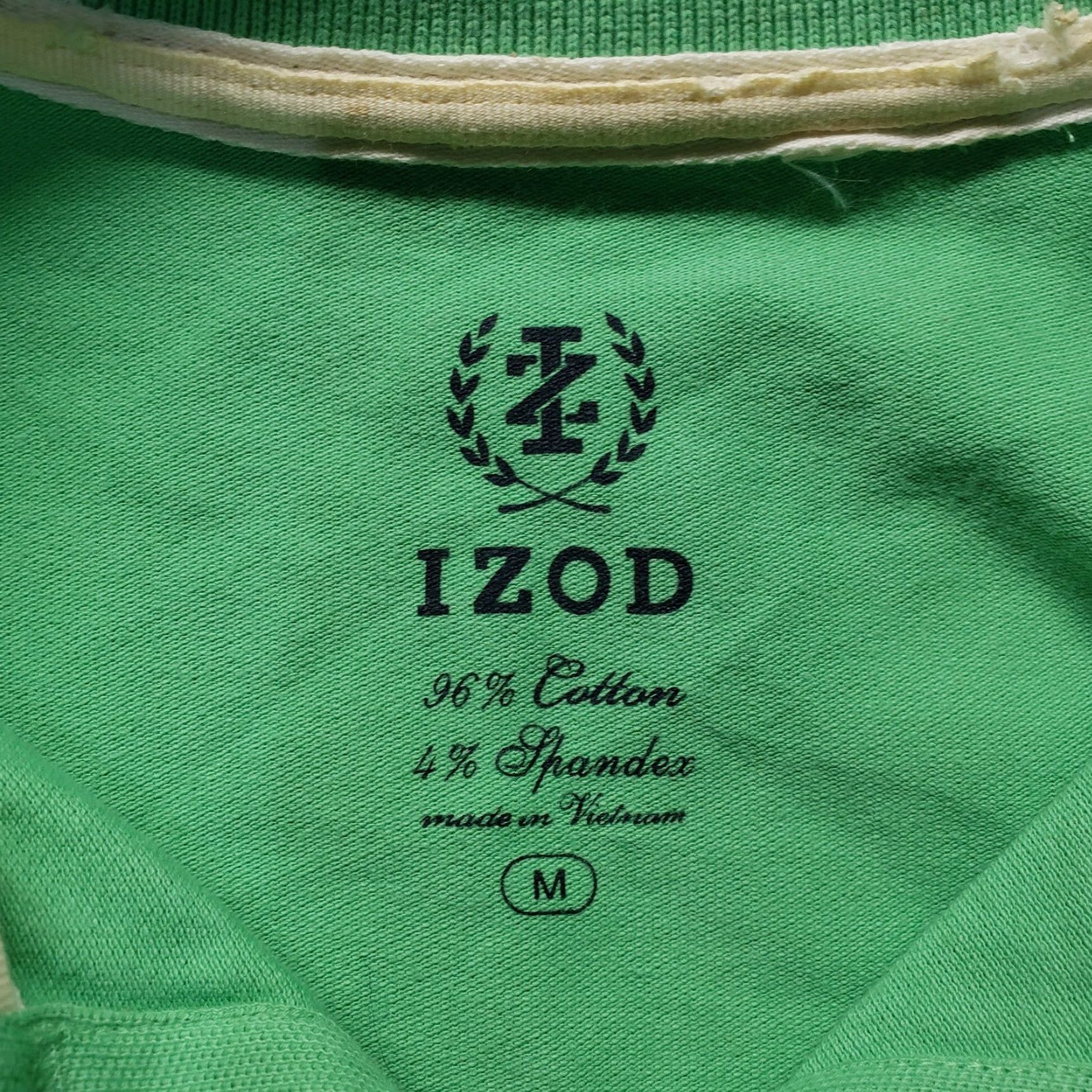 Izod VINTAGE IZOD Polo Shirt Women Adult Medium Green Short Sleeve Collared 90s Size M / US 6-8 / IT 42-44 - 3 Thumbnail