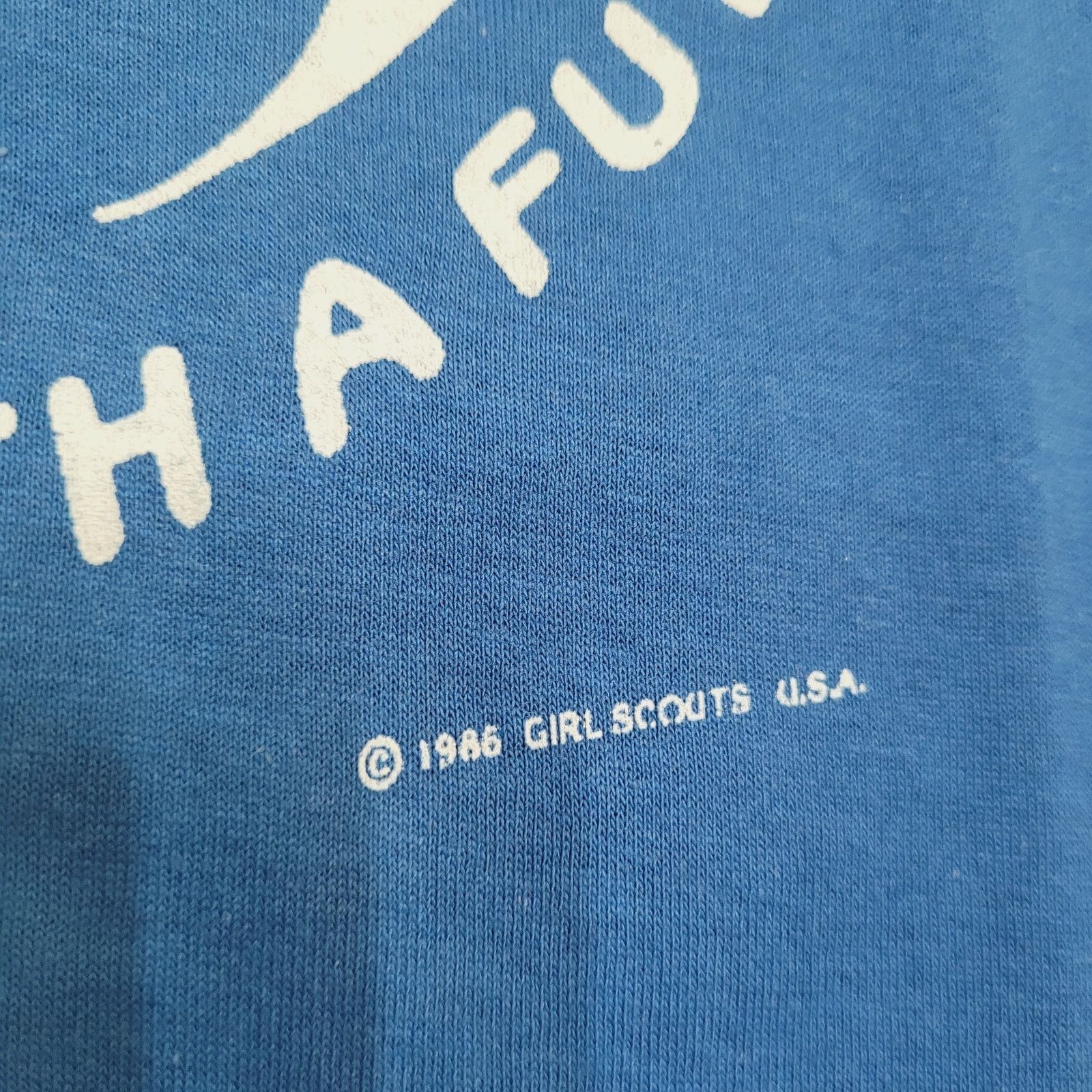 Vintage VTG 1986 Girl Scouts T Shirt M Single Stitch 75th Year Tee Size US M / EU 48-50 / 2 - 3 Thumbnail