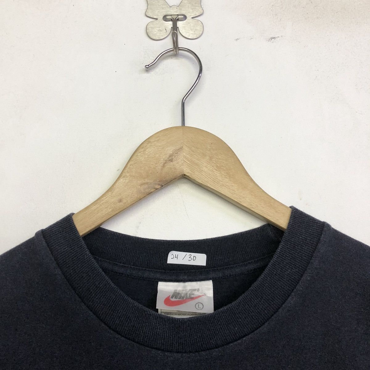 Nike × Vintage Vintage Nike X Andre Agassi Signature Centre Tshirt Size US L / EU 52-54 / 3 - 3 Thumbnail