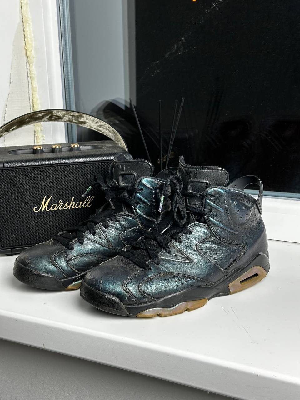Jordan Brand × Nike Nike Air Jordan 6 Chameleon Black Size 7.5 Size US 7.5 / EU 40-41 - 1 Thumbnail