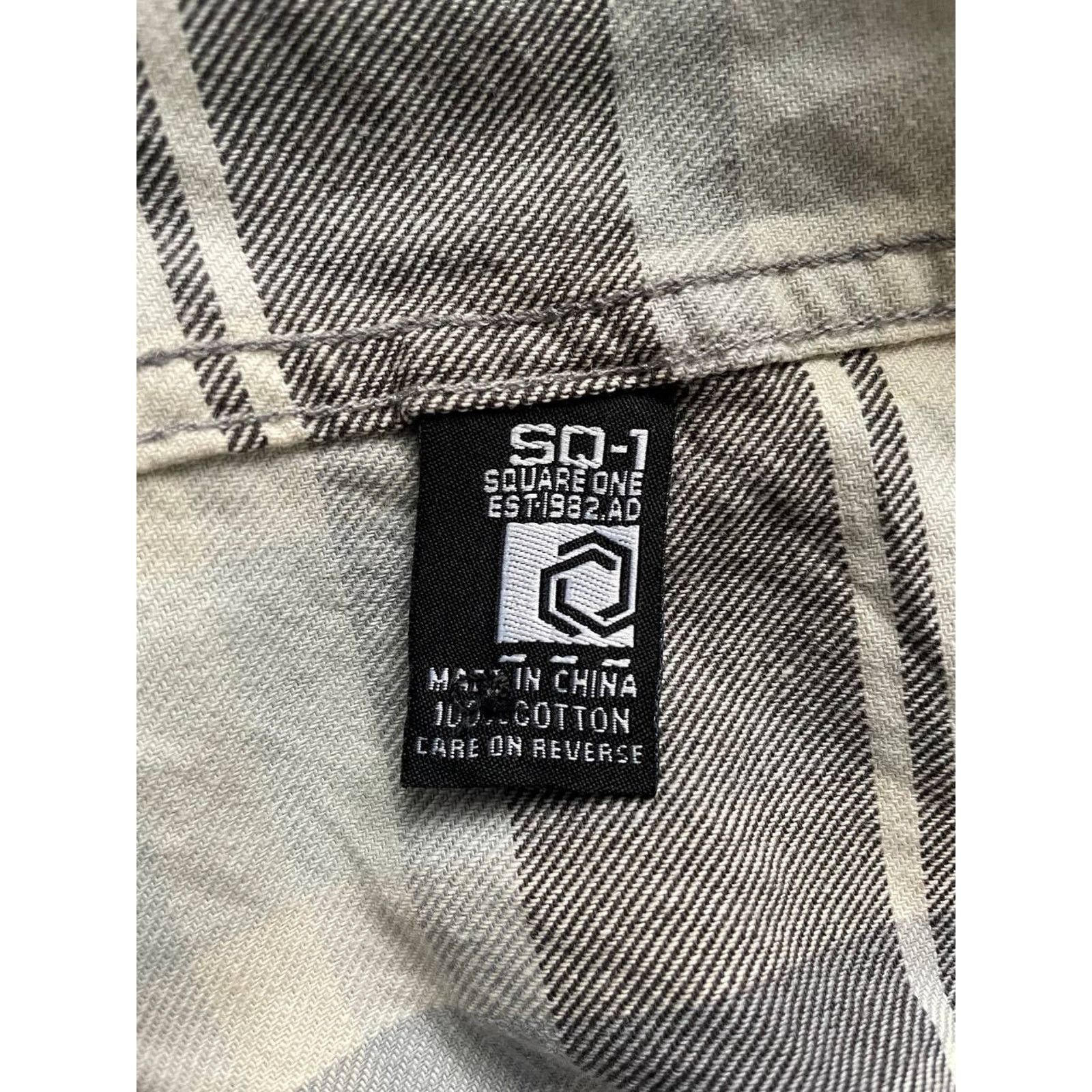 Express Vintage Plaid Flannel Shirt Hoodie White Hooded L Button-Up Size US L / EU 52-54 / 3 - 9 Thumbnail