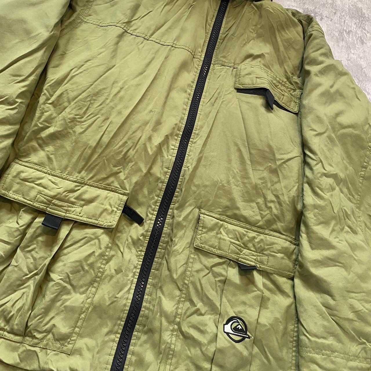 Other 90s Vintage Ski Snowboard Winter Quicksilver green jacket Size US XL / EU 56 / 4 - 3 Thumbnail