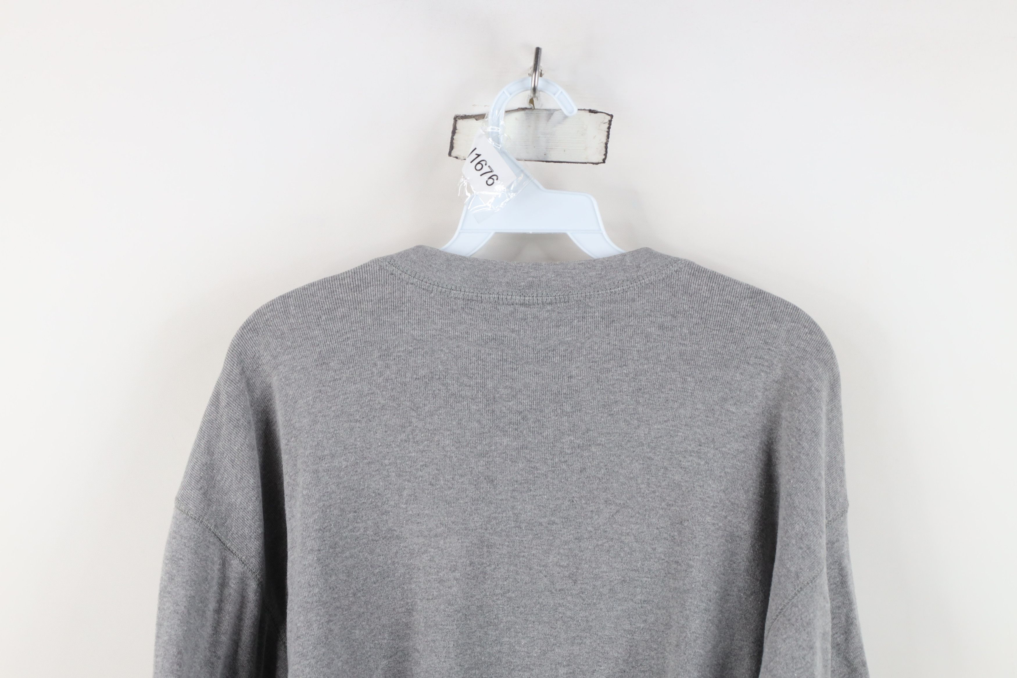Vintage Vintage 90s Streetwear Cotton Ribbed Knit Henley T-Shirt Size US L / EU 52-54 / 3 - 12 Thumbnail