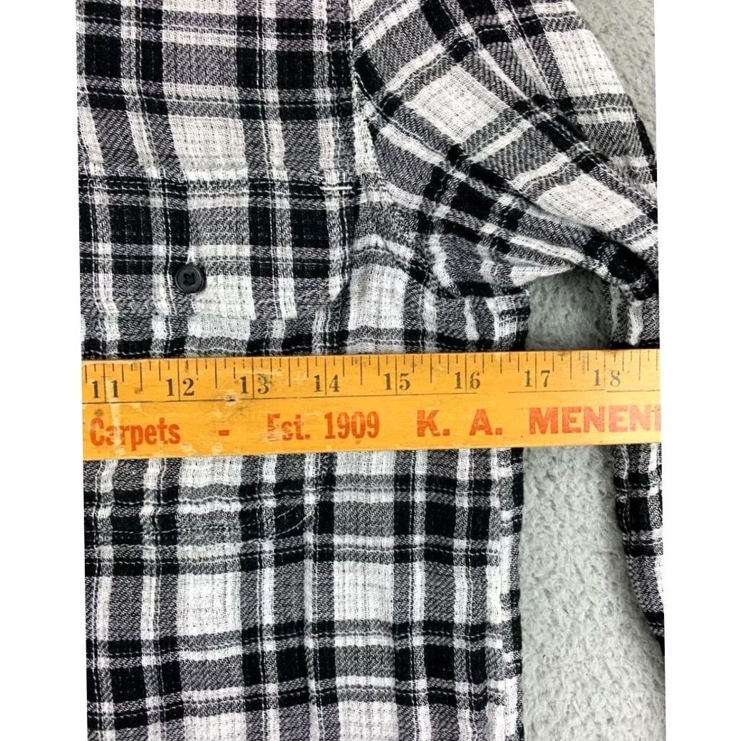Madewell Madewell Shirt Womens XS Black White Plaid Button Down Long Sleeve Casual Ladies Size XS / US 0-2 / IT 36-38 - 6 Thumbnail
