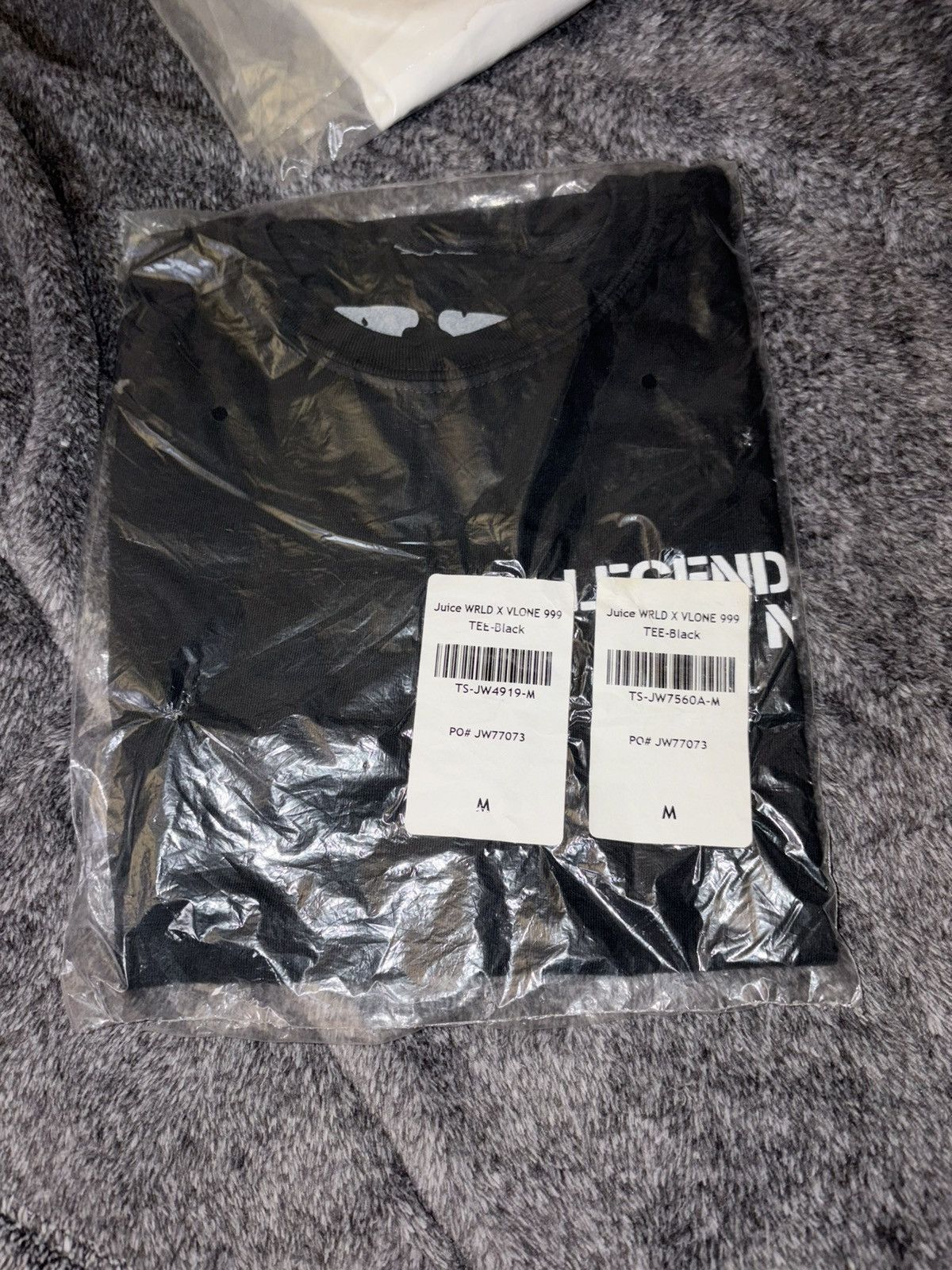 999 Club Juice Wrld x Vlone 999 Tee Black Size US M / EU 48-50 / 2 - 4 Thumbnail