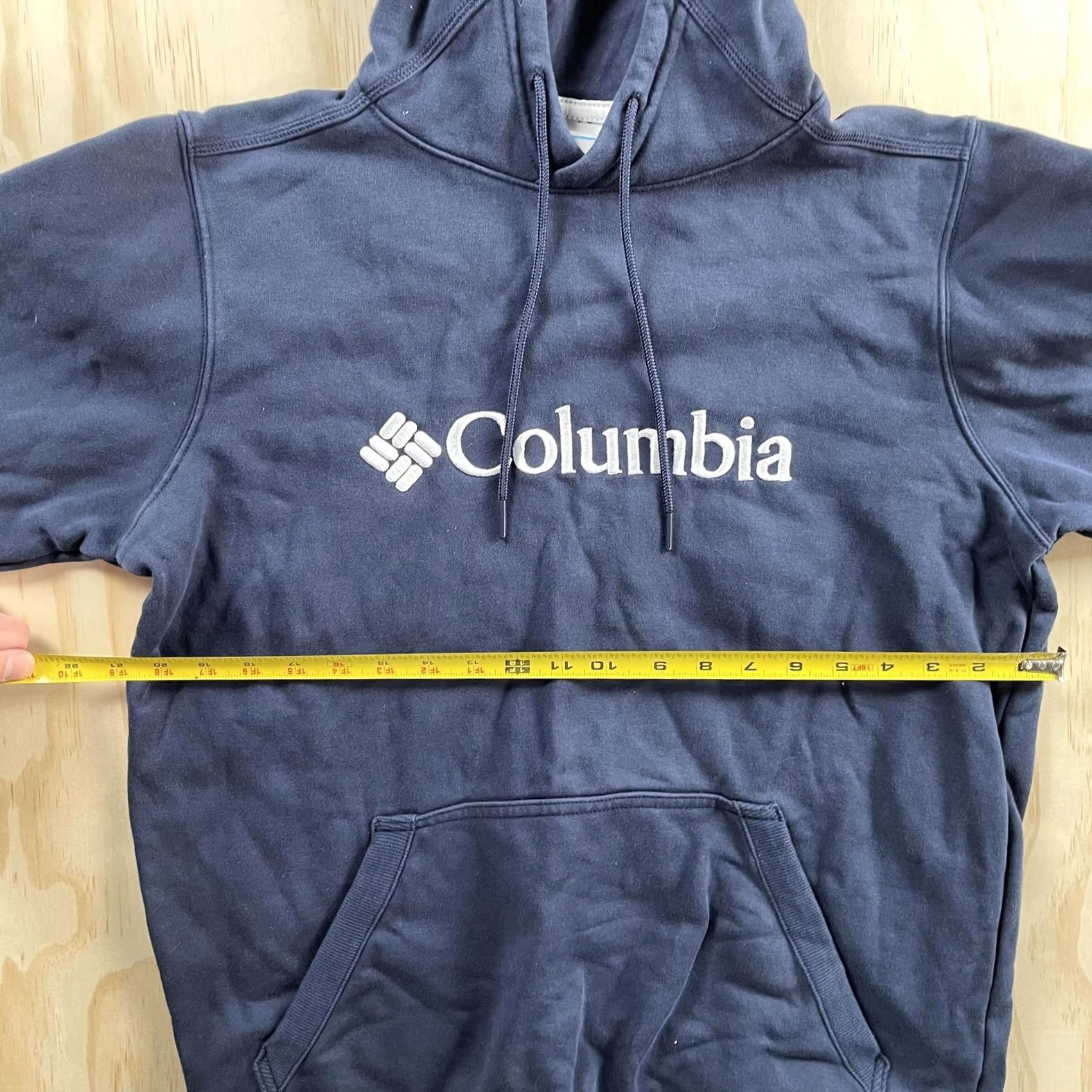 Vintage Columbia Hoodie Mens Medium Blue Fleece Pullover Hooded Pockets Logo Sweatshirt Size US M / EU 48-50 / 2 - 4 Thumbnail