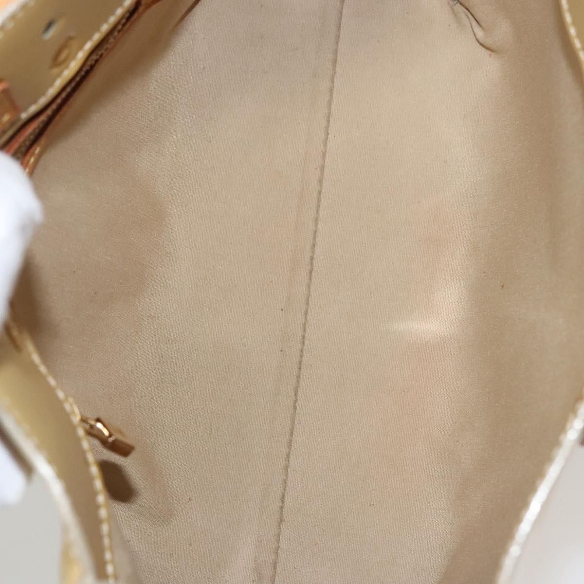 Louis Vuitton LOUIS VUITTON Monogram Vernis Reade PM Hand Bag Beige M91334 Size ONE SIZE - 11 Thumbnail