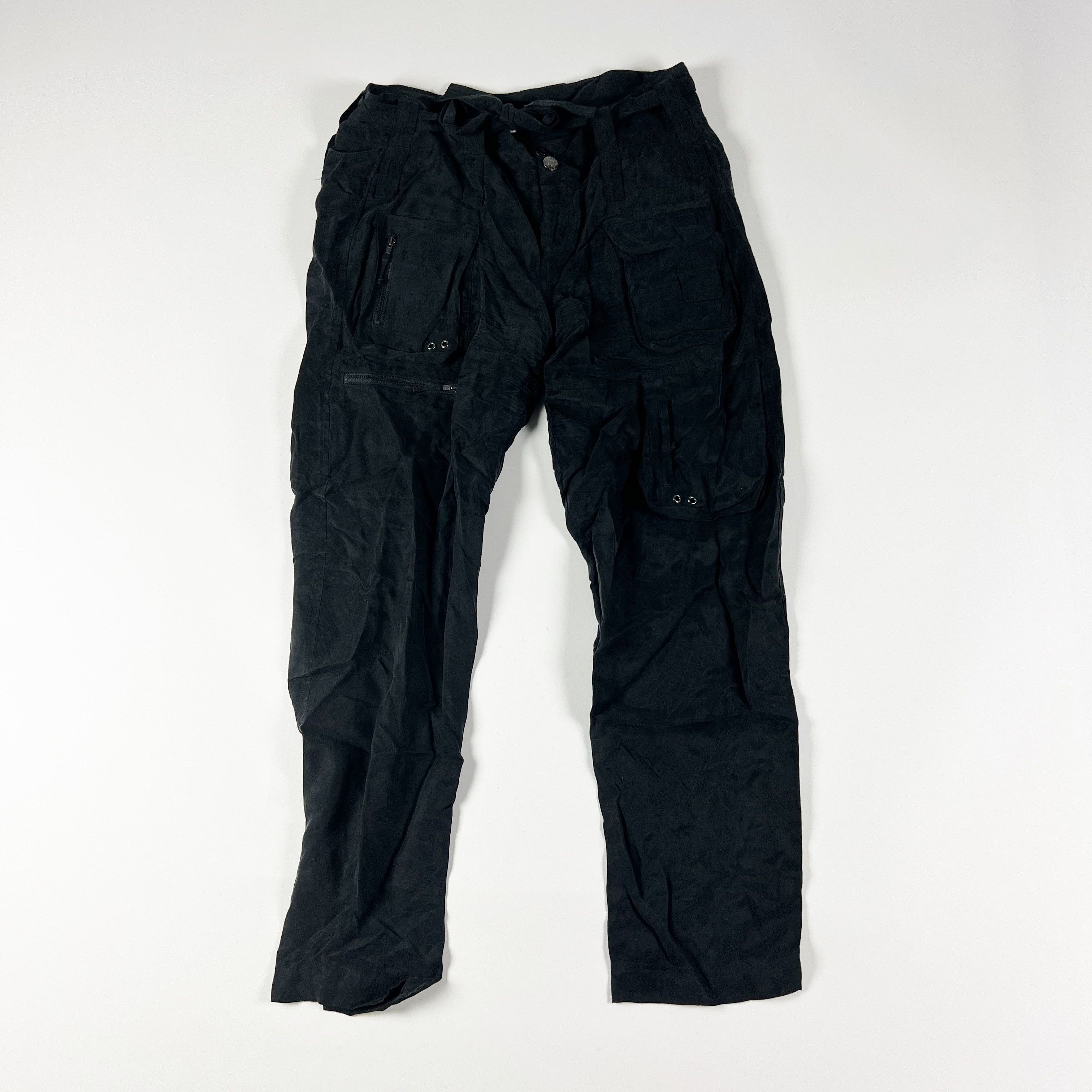 image of Johnny Was Pete & Greta Hailey Cargo Multi Pocket in Black, Women's (Size 28)