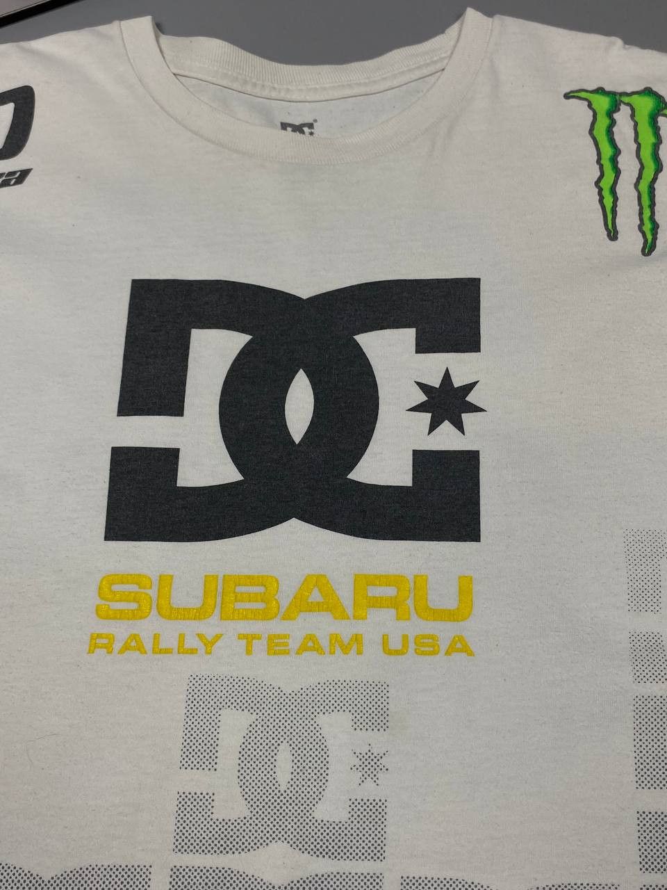 DC DC Shoes Dave Mirra Monster Energy White T-Shirt XL Size US XL / EU 56 / 4 - 6 Thumbnail