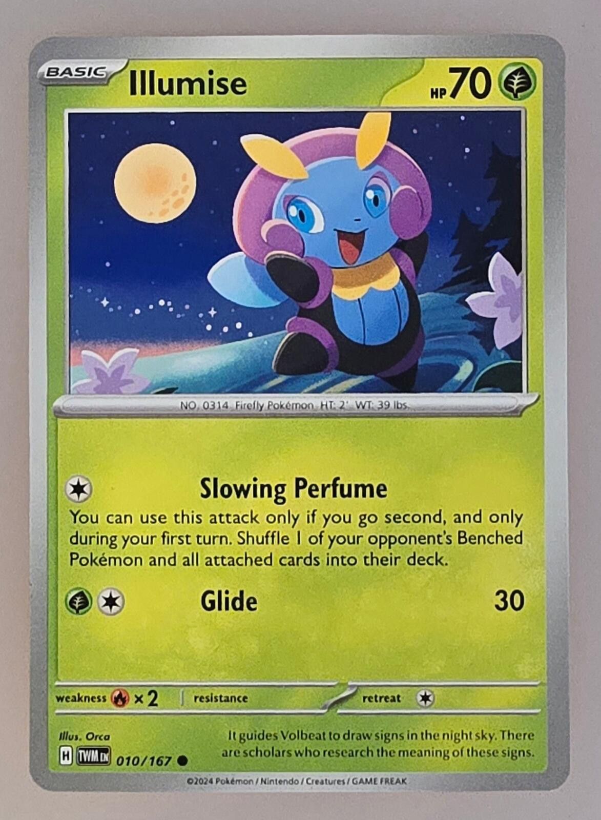 Pokemon Illumise 010/167 Pokémon Twilight Masquerade set Size ONE SIZE - 1 Thumbnail