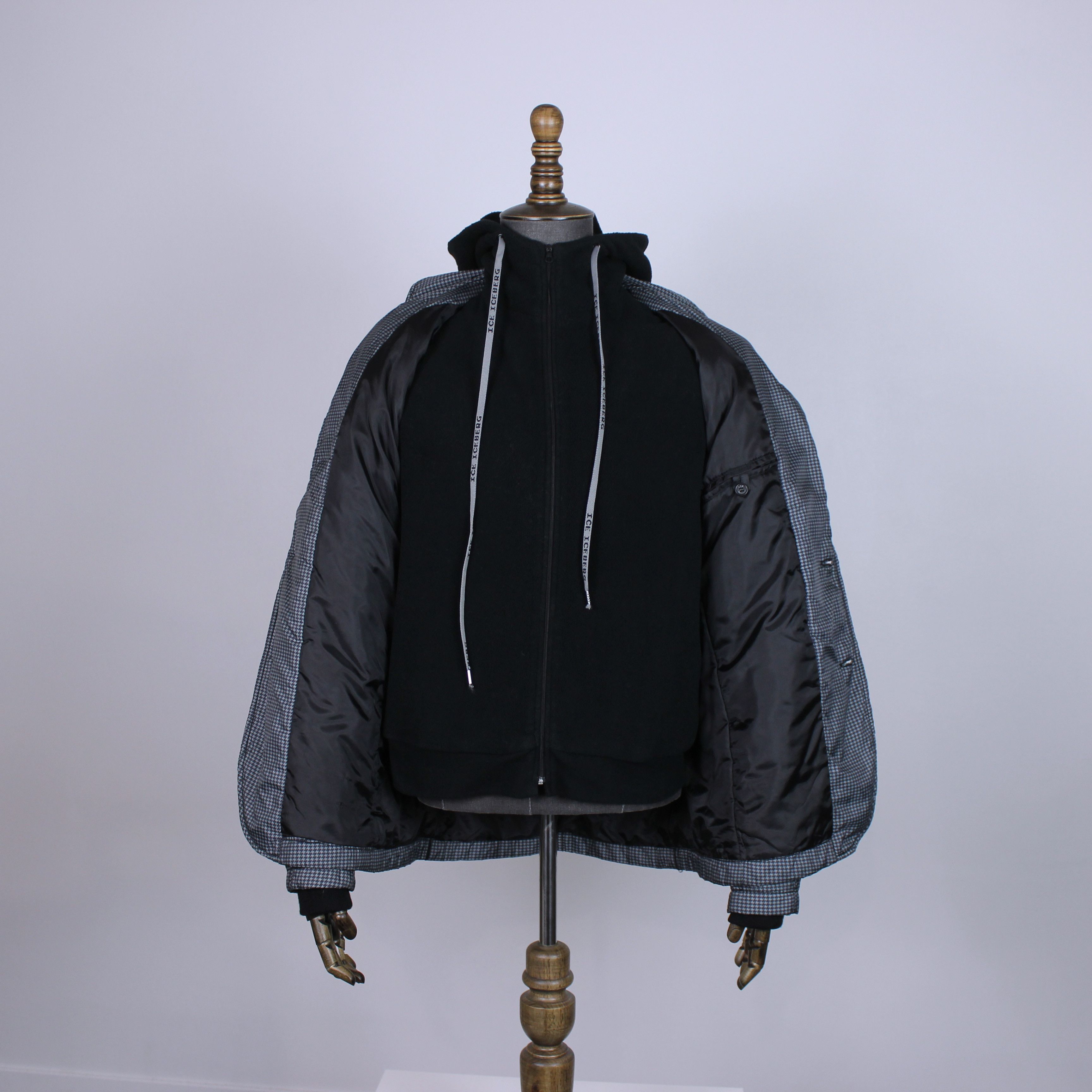 Iceberg Iceberg 2v1 jacket rarity fleece nylon S M Size US M / EU 48-50 / 2 - 16 Thumbnail