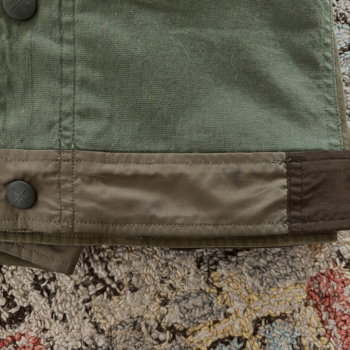 White Mountaineering Franken Jacket work chore coverall patchwork Junya Watanabe Size US M / EU 48-50 / 2 - 6 Thumbnail