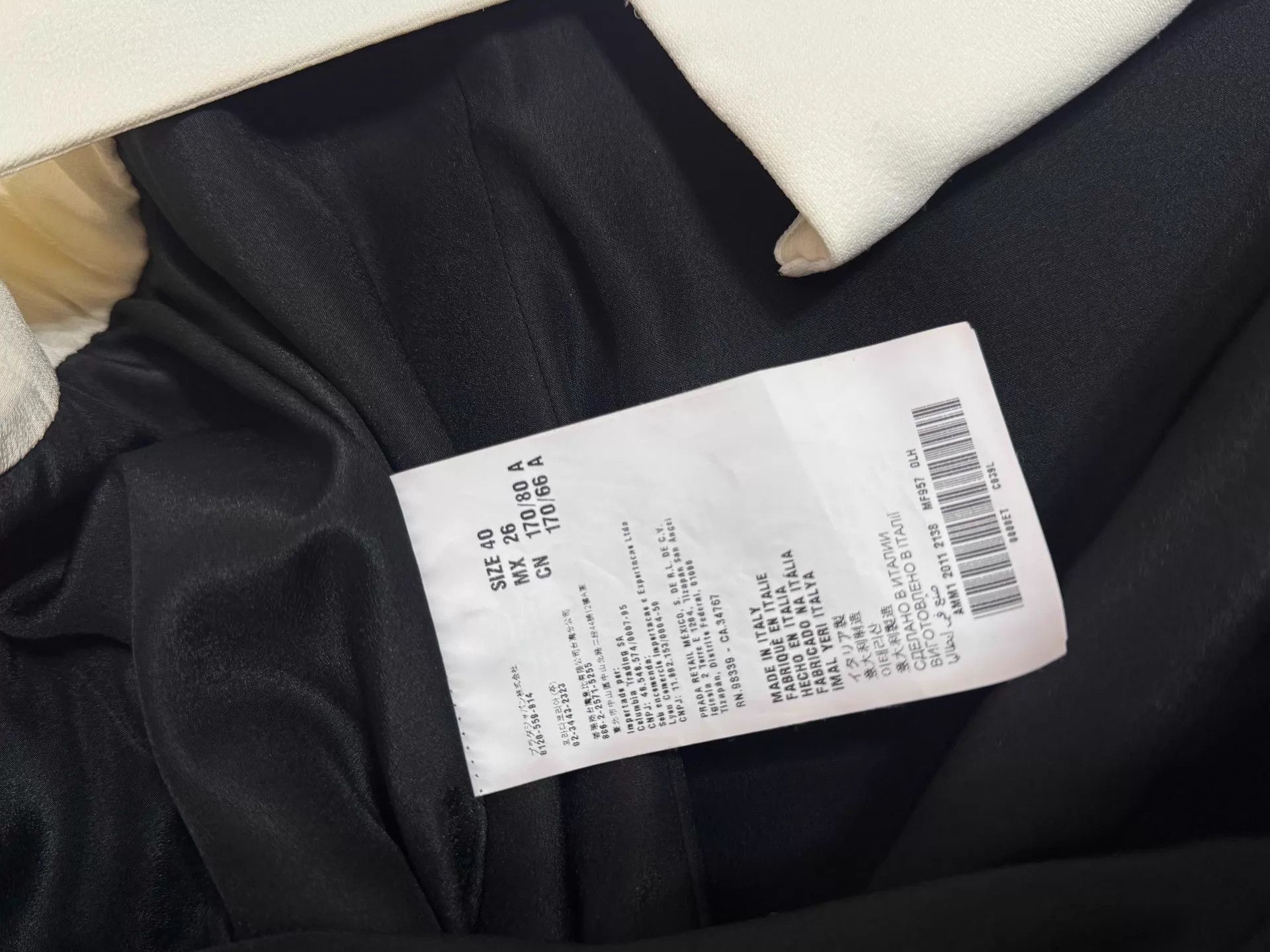 Miu Miu MIU MIU 12SS Black & White Colorblock Dress 40 Size S / US 4 / IT 40 - 5 Thumbnail