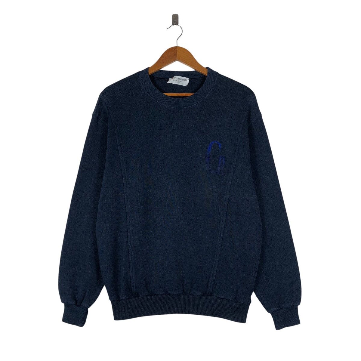 Cerruti 1881 Nino CERRUTI Embroidery Logo Sweatshirt Size US L / EU 52-54 / 3 - 1 Thumbnail