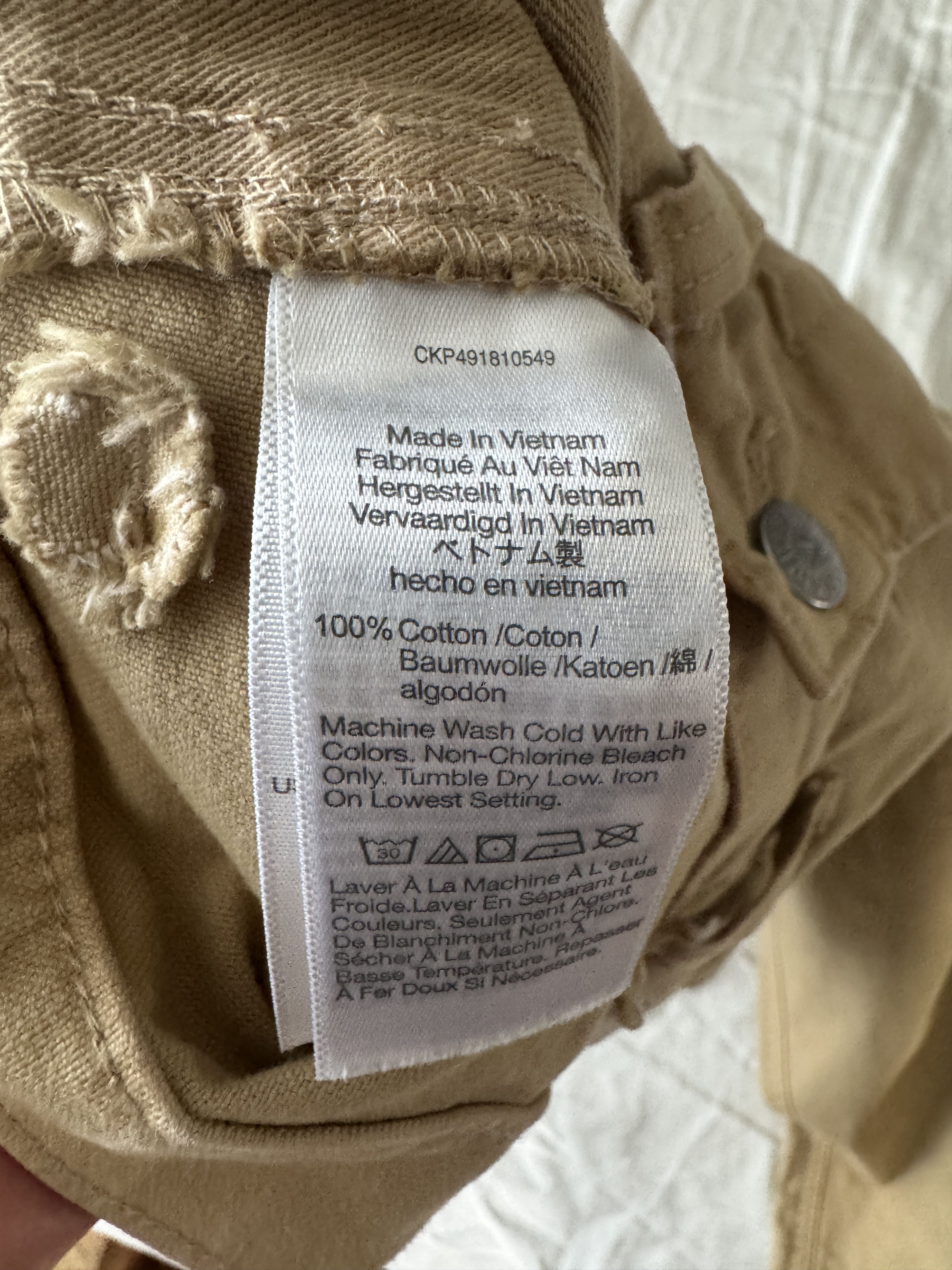 Madewell Canvas Double Knee Utility Pant Size US 31 - 4 Thumbnail