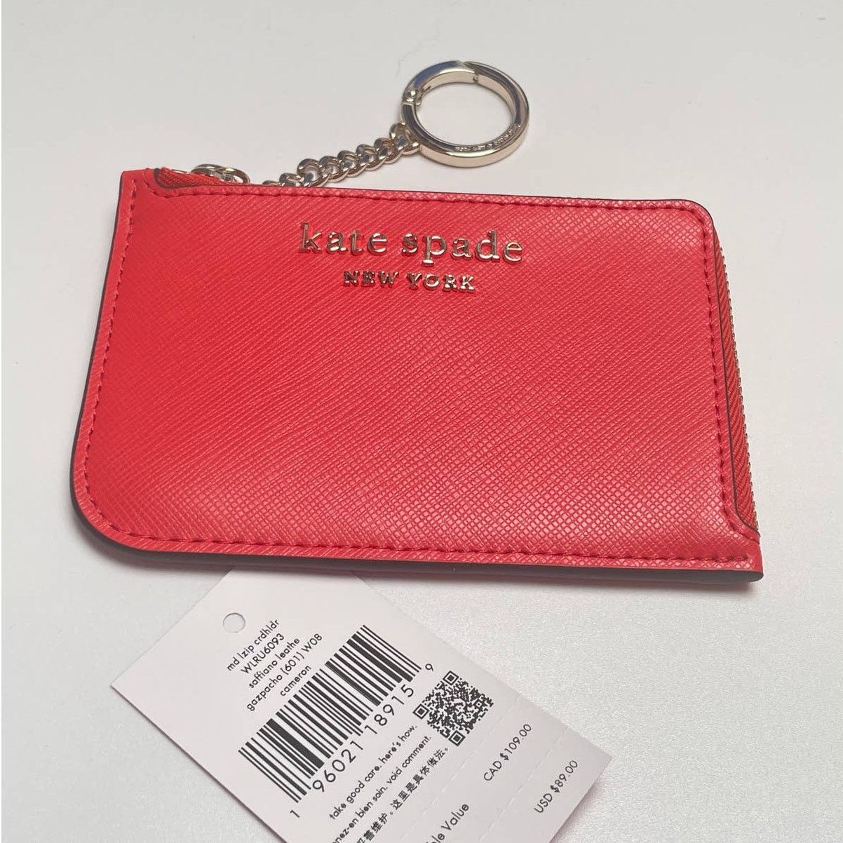 Kate Spade Kate Spade Leather Card Case gazpacho New Size ONE SIZE - 8 Thumbnail