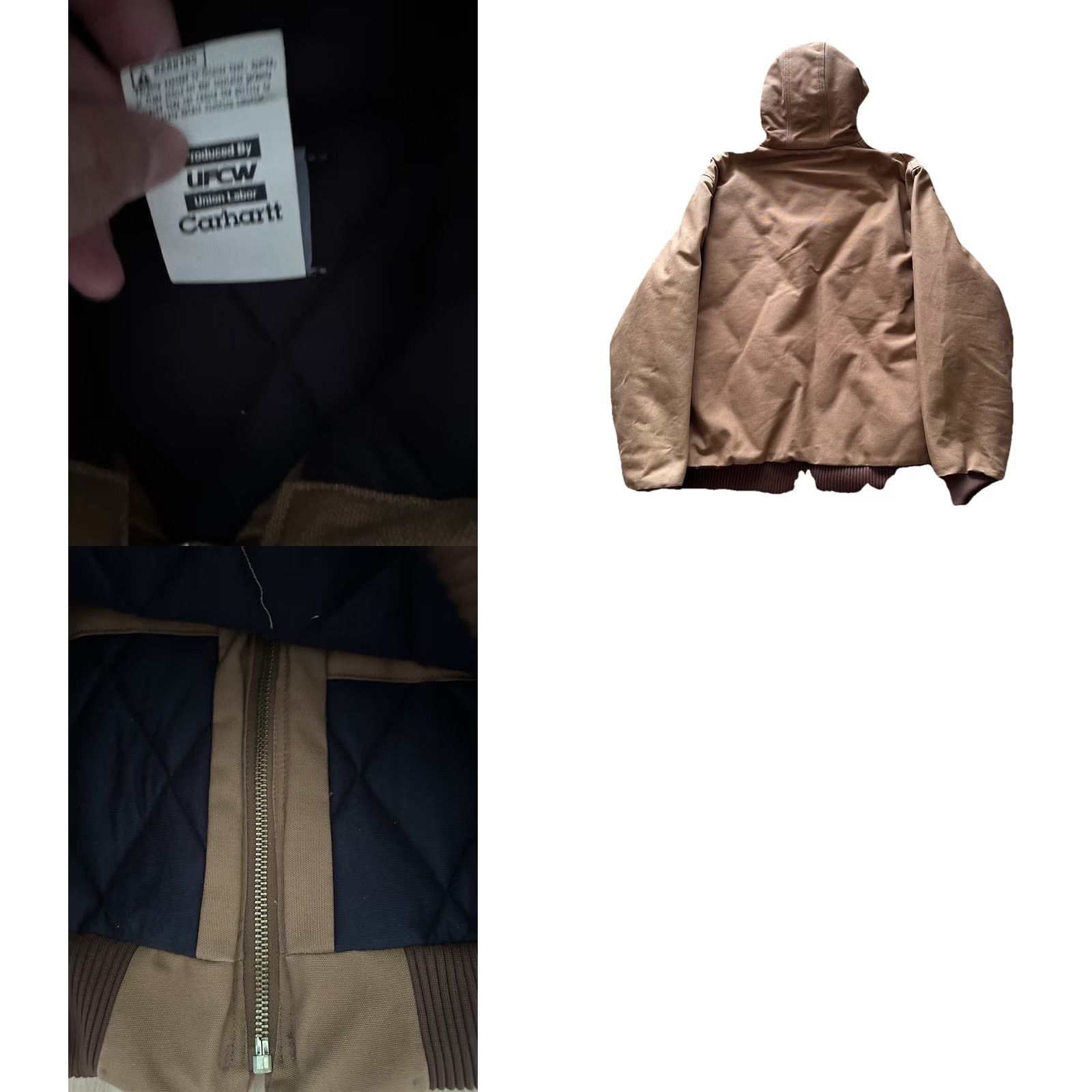 Carhartt VINTAGE Carhartt Jacket Duck Active J140 Brown Tan Mens XXL Made in USA Canvas Size US XXL / EU 58 / 5 - 8 Thumbnail