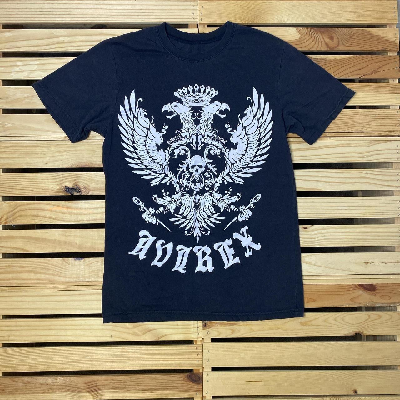 Avirex Avirex Black Y2K Aviator Tee Size Small Size US S / EU 44-46 / 1 - 1 Thumbnail