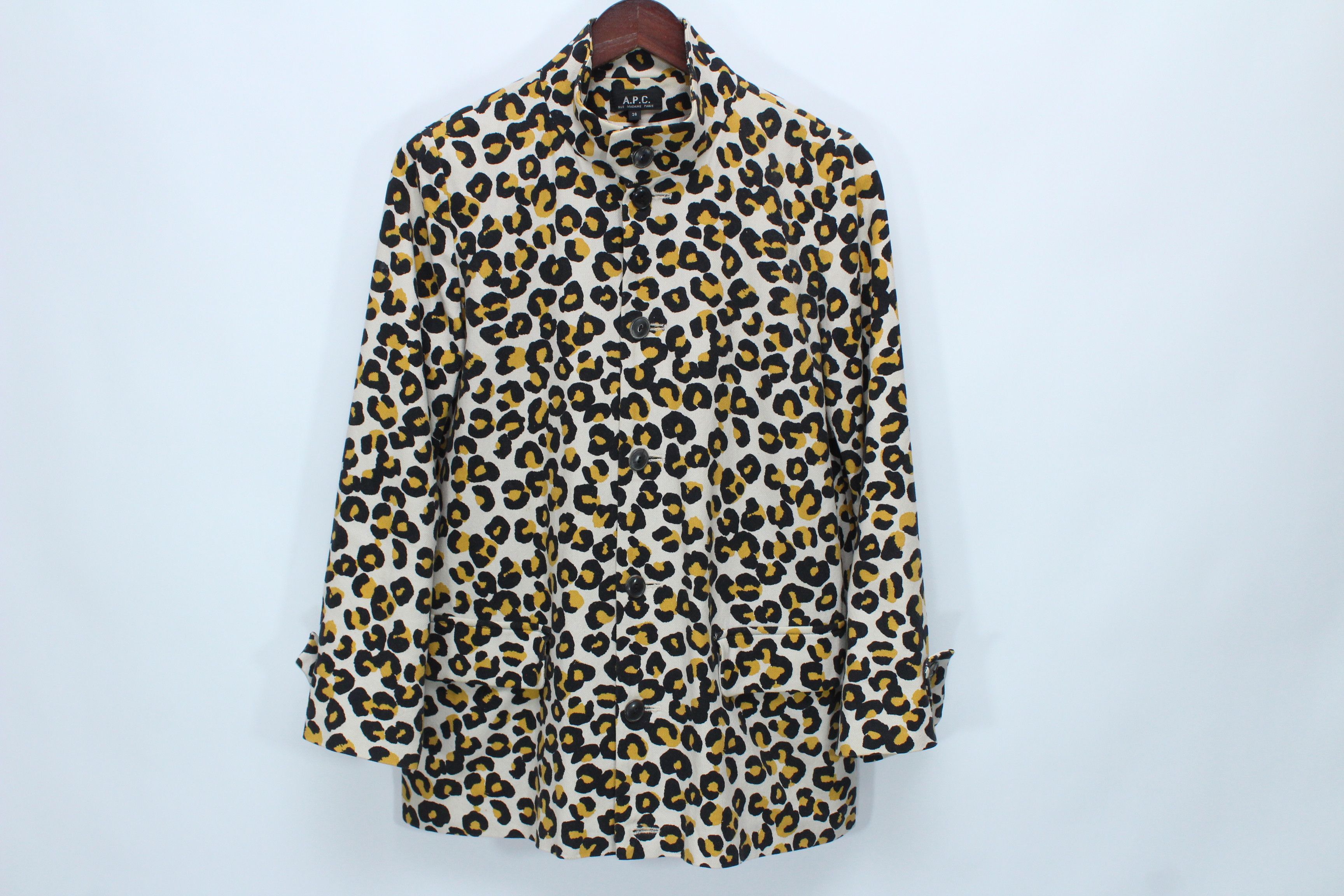 A.P.C. APC Leopard Print Jacket Blazer Size 38 Vintage Size XS / US 0-2 / IT 36-38 - 1 Thumbnail