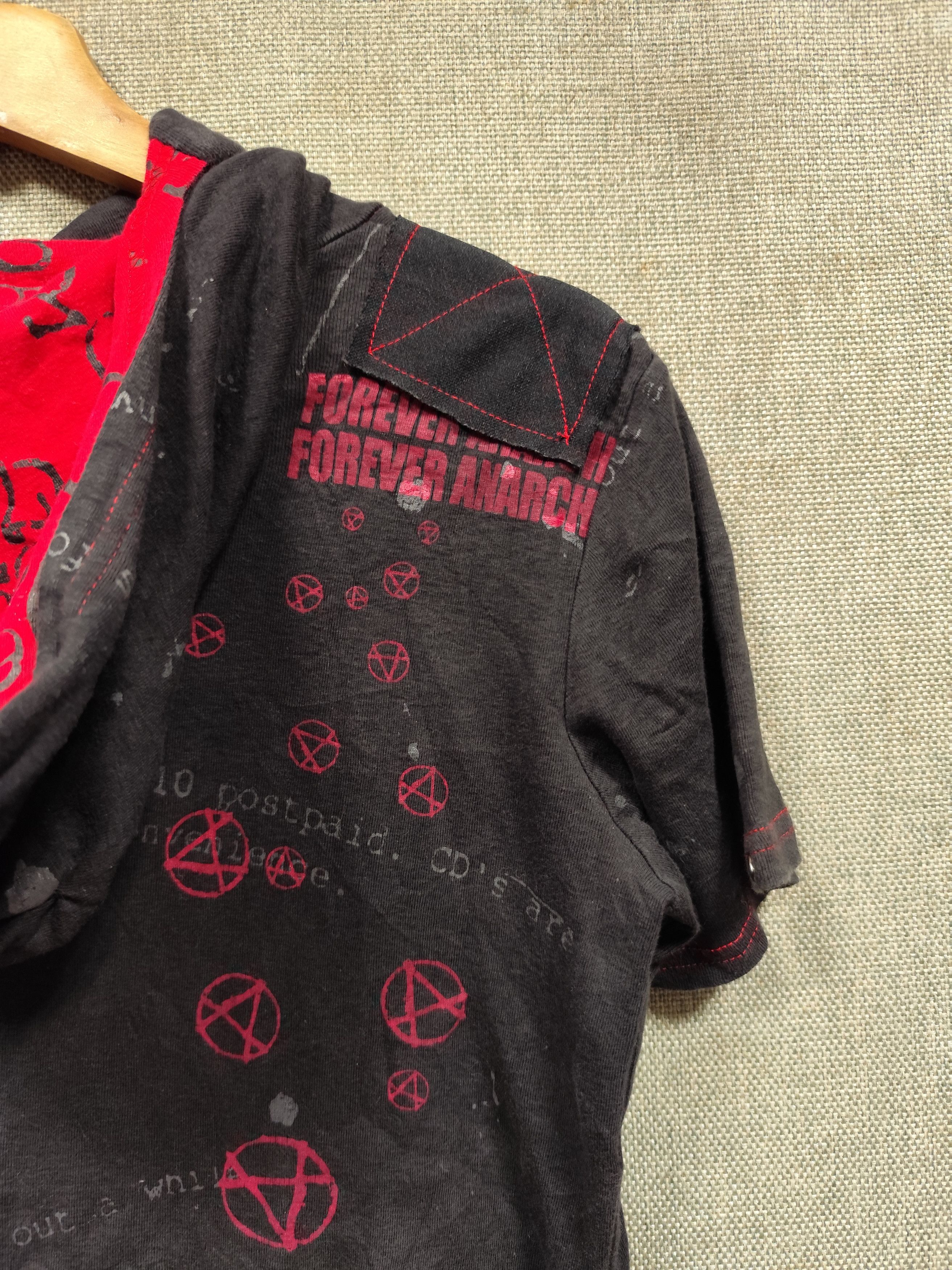 Seditionaries Japanese Brand H. Anarchism For Plus H. Naoto Tee Size US S / EU 44-46 / 1 - 5 Thumbnail