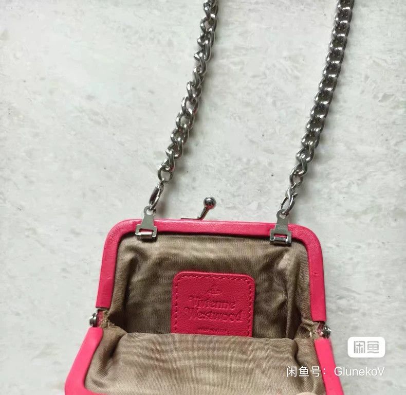 Vivienne Westwood Vivienne Westwood size os Rose red snake mouth gold bag Size ONE SIZE - 3 Thumbnail