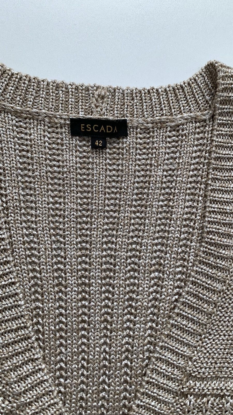 Escada Escada Vintage Rare Knit Button Sweater Size 42 Size M / US 6-8 / IT 42-44 - 7 Thumbnail