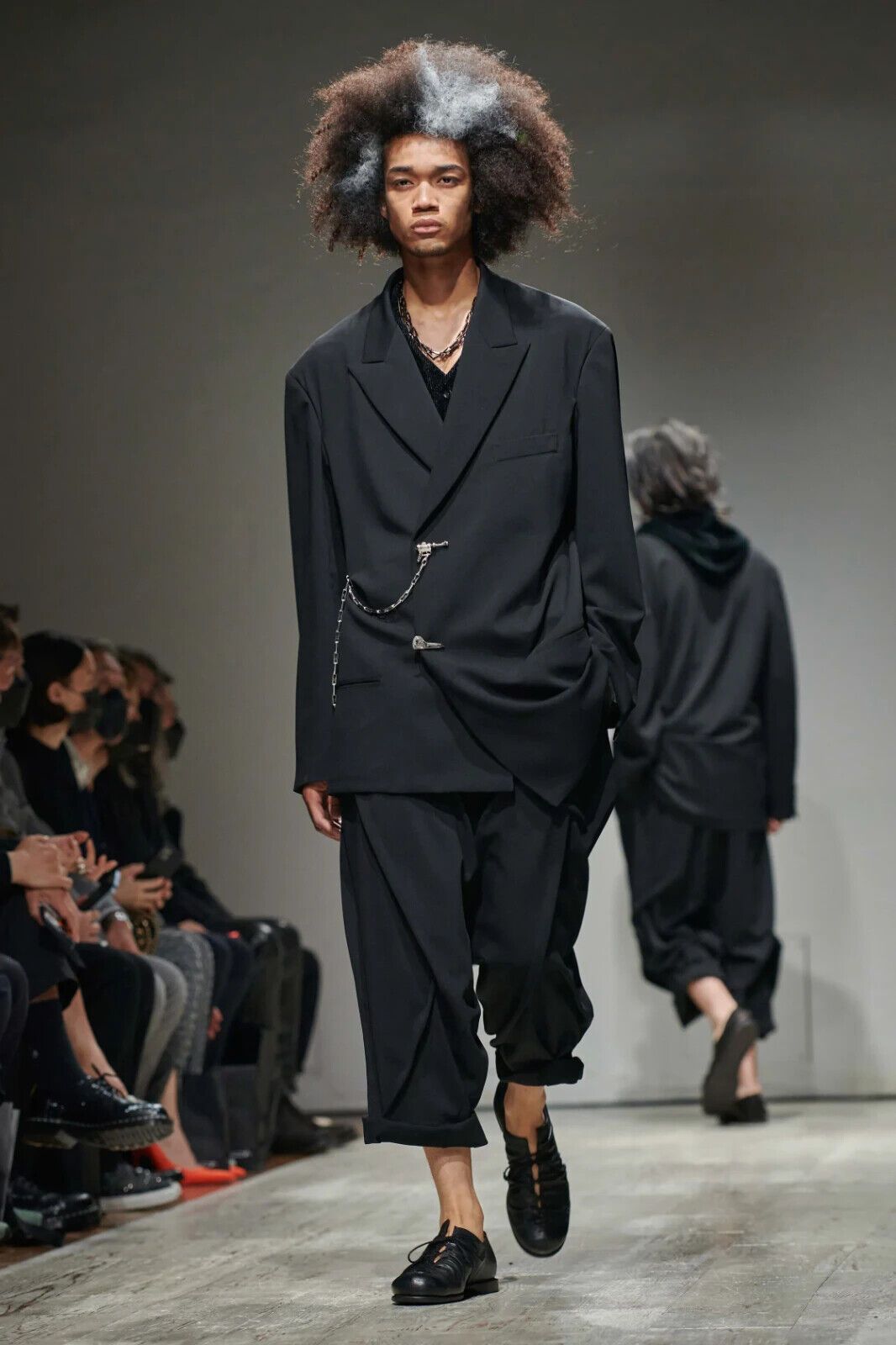 Yohji Yamamoto Yohji Yamamoto SS23 Gabardine Drape Pants 2 | Grailed
