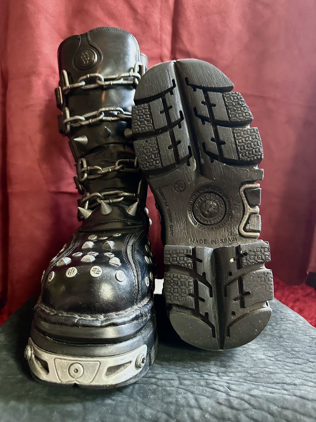 New Rock New Rock Gothic Punk Platform Boots Size US 5.5 / IT 35.5 - 3 Thumbnail