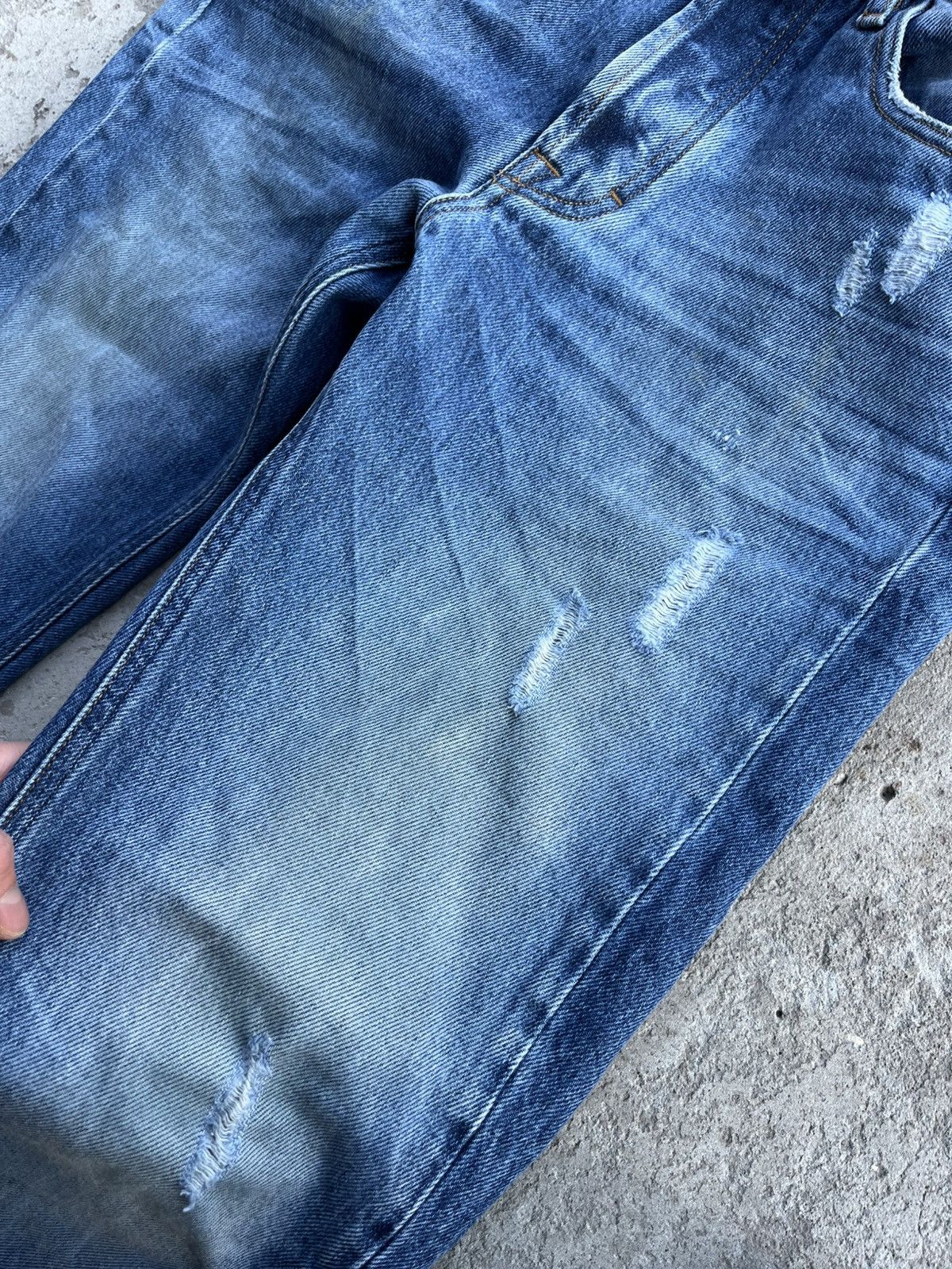 Vivienne Westwood Vivienne Westwood Rock N’ Roll Skinny Distressed Faded Jeans Size US 32 / EU 48 - 14 Thumbnail