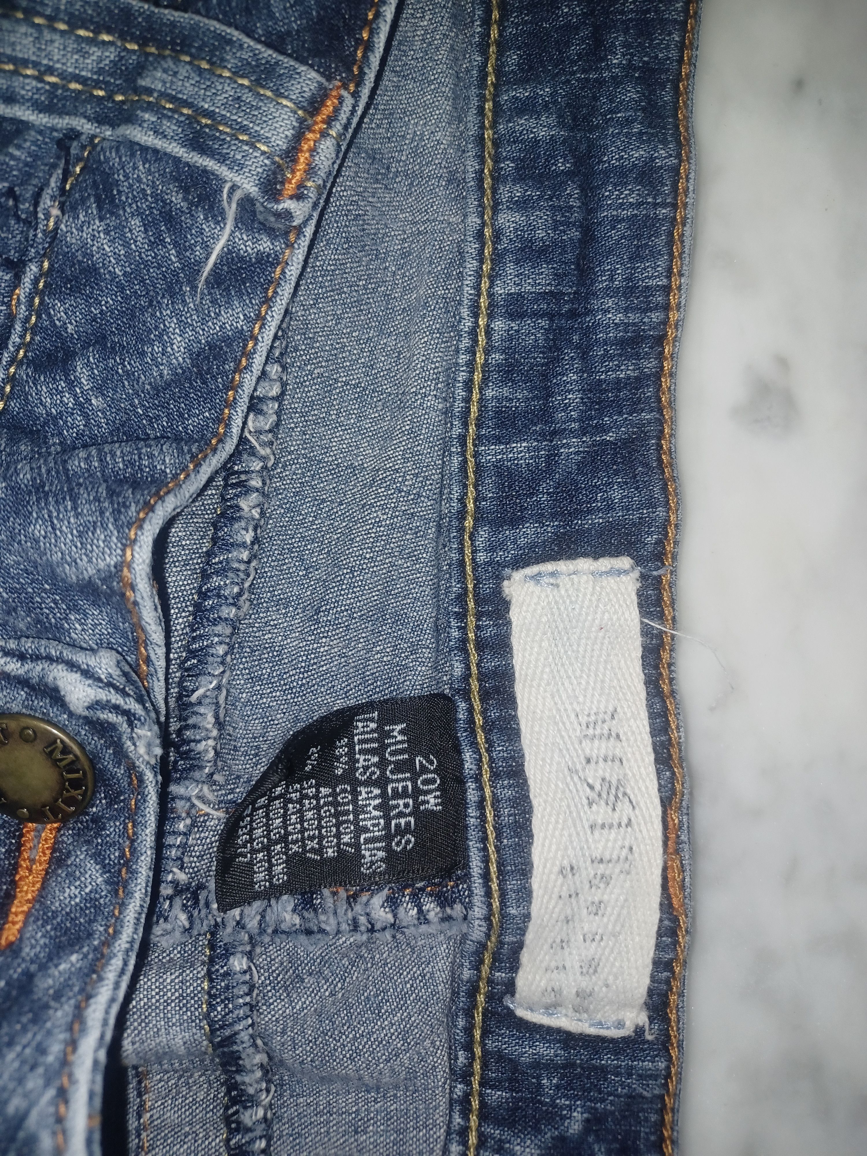 Other Mix It Women's Blue Jeans SZ 20W Flared Size 42" / US 20 - 5 Thumbnail