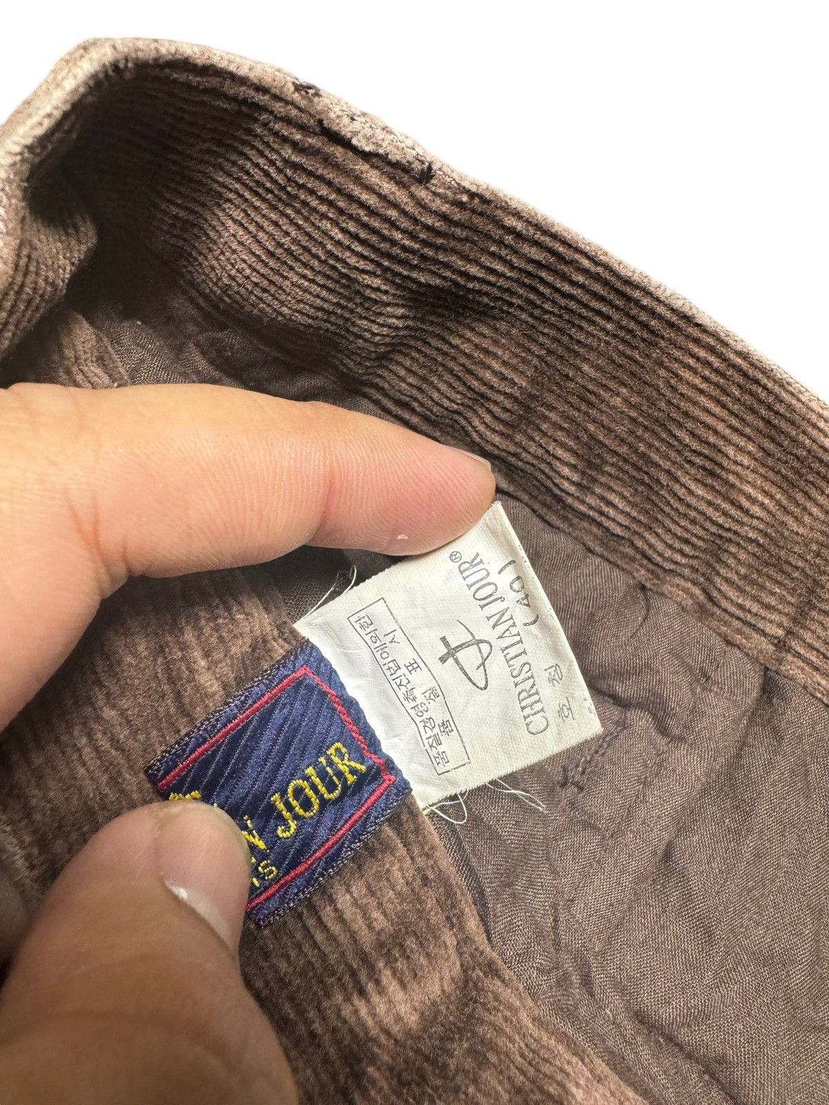 Vintage VINTAGE CHRISTIAN JOUR PARIS CORDUROY PANTS Size US 40 / EU 56 - 6 Thumbnail