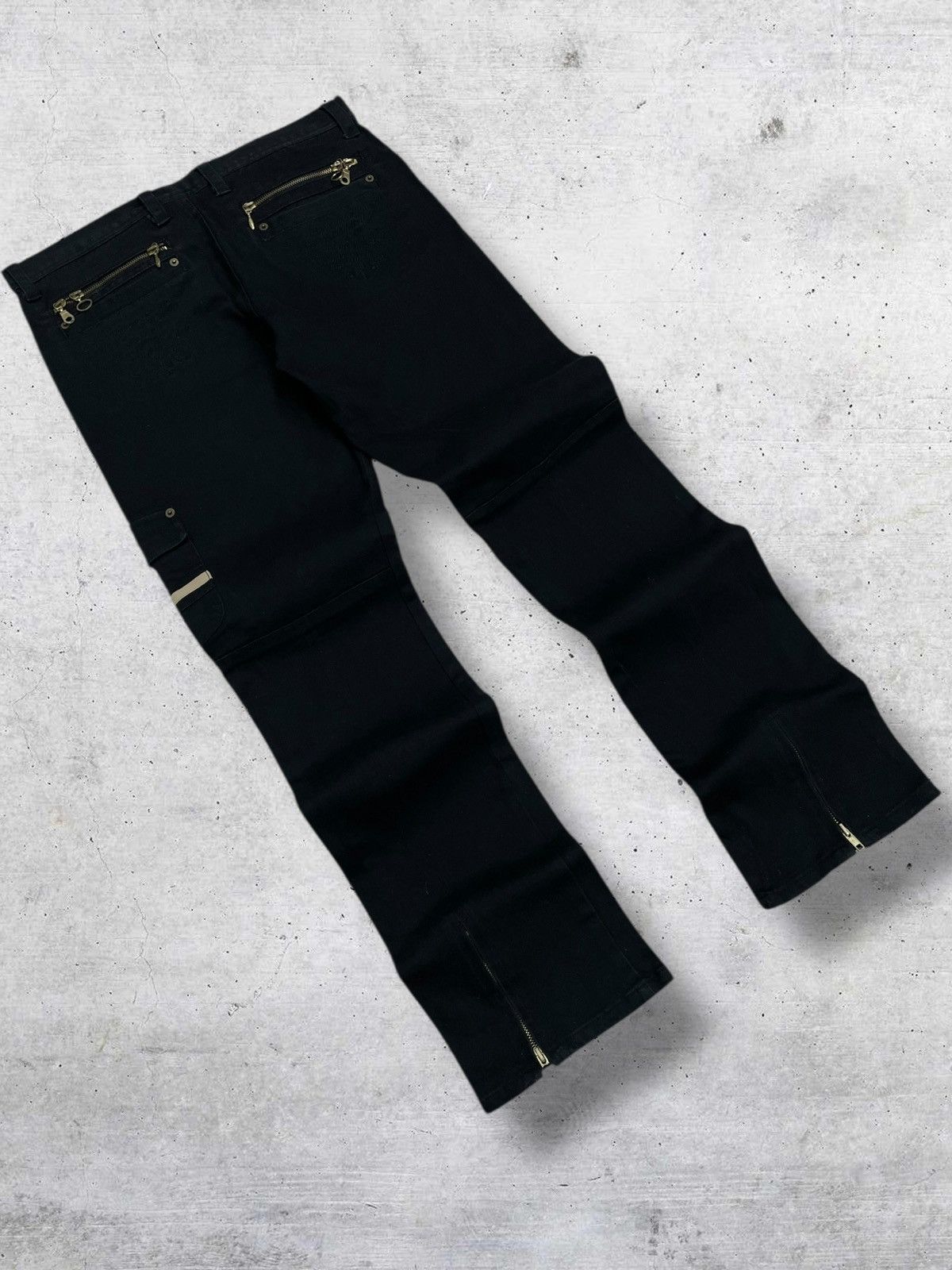 Japanese Brand VINTAGE AMRANTINE 1990S JAPAN DESIGNER CARGO PUNK GOA PANT Size US 32 / EU 48 - 11 Thumbnail